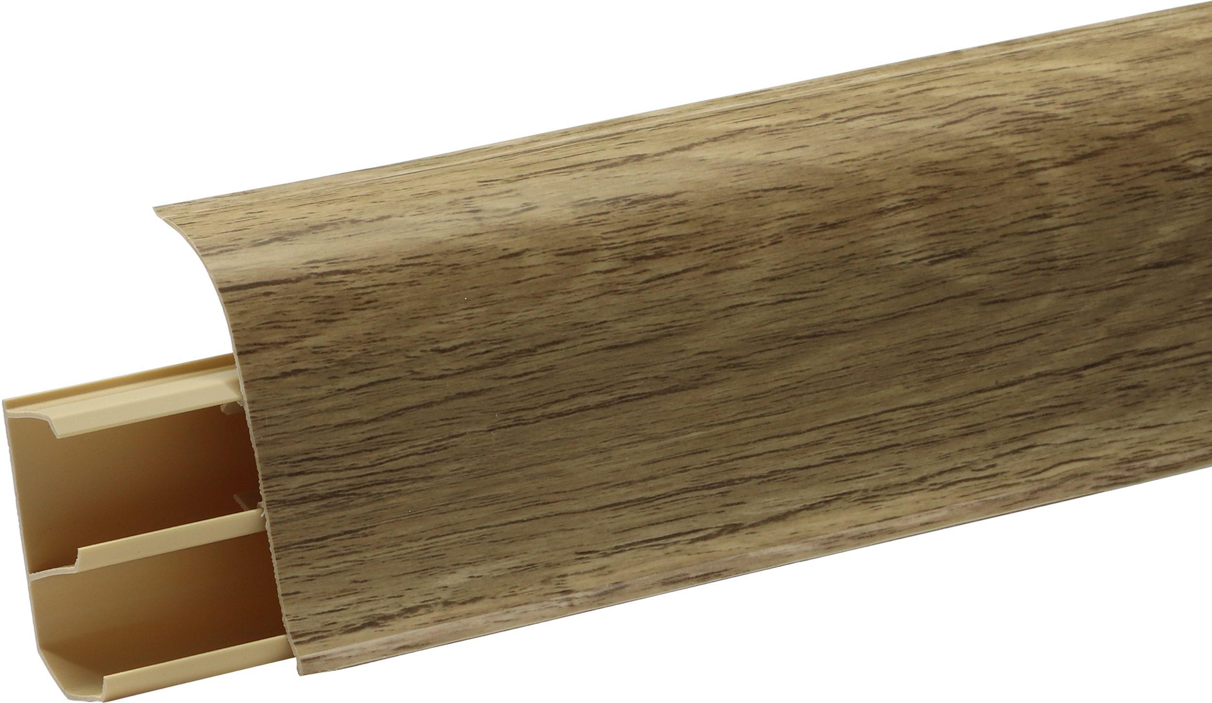 Плинтус напольный Artens ПВХ Дуб Гравис 7 см 2.2 м