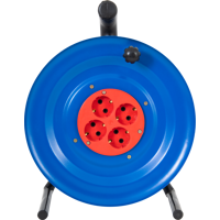 Изображение товара Катушка металлическая D300 4Р IP20 для кабеля на металлической раме