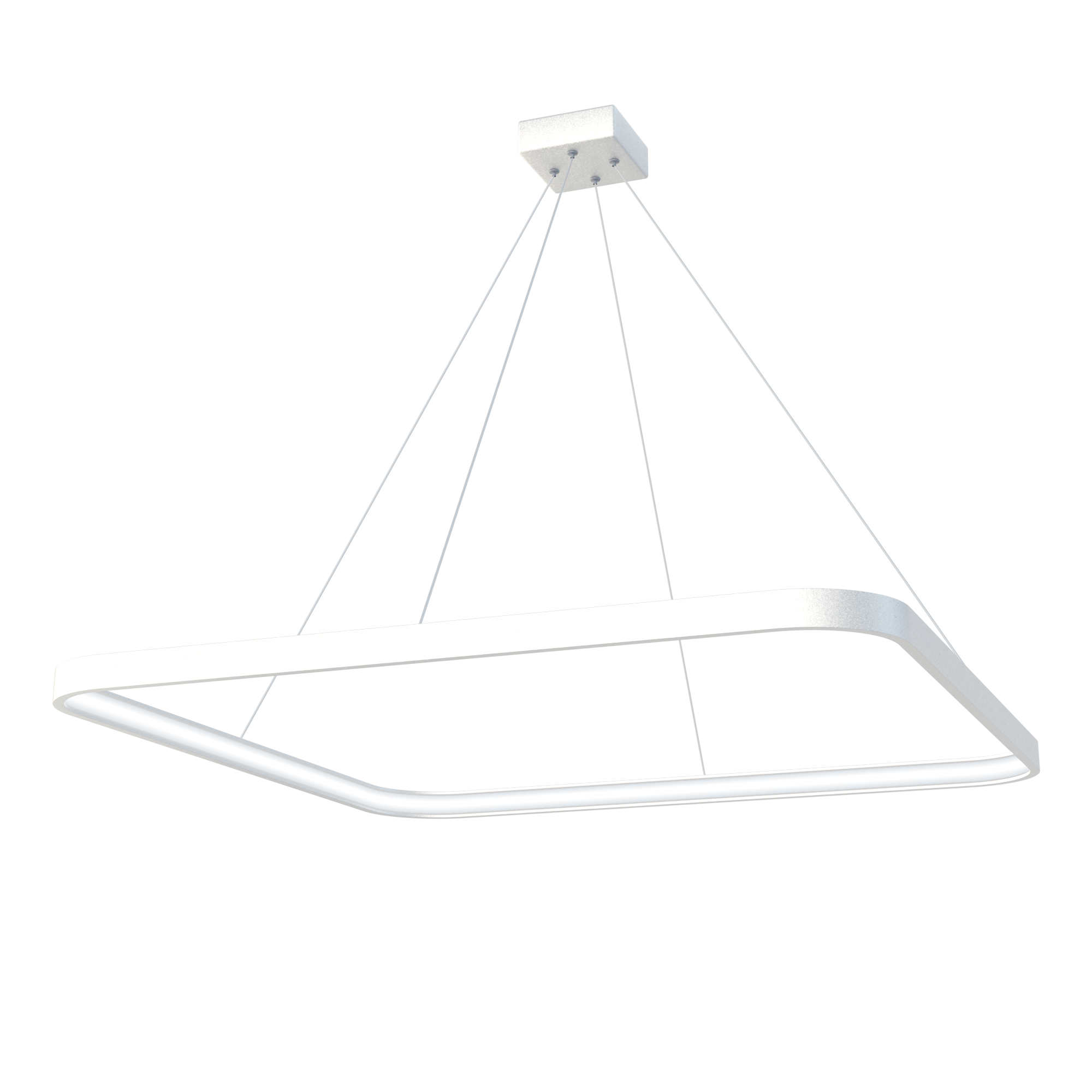 Изображение товара Люстра подвесная светодиодная LUCHERA TLCUB1-45-01 КУБ 46905021997 17 м² цвет белый