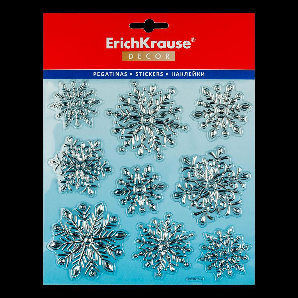 Изображение товара Рождественские наклейки ErichKrause® Decor 46720 23см Серебряный
