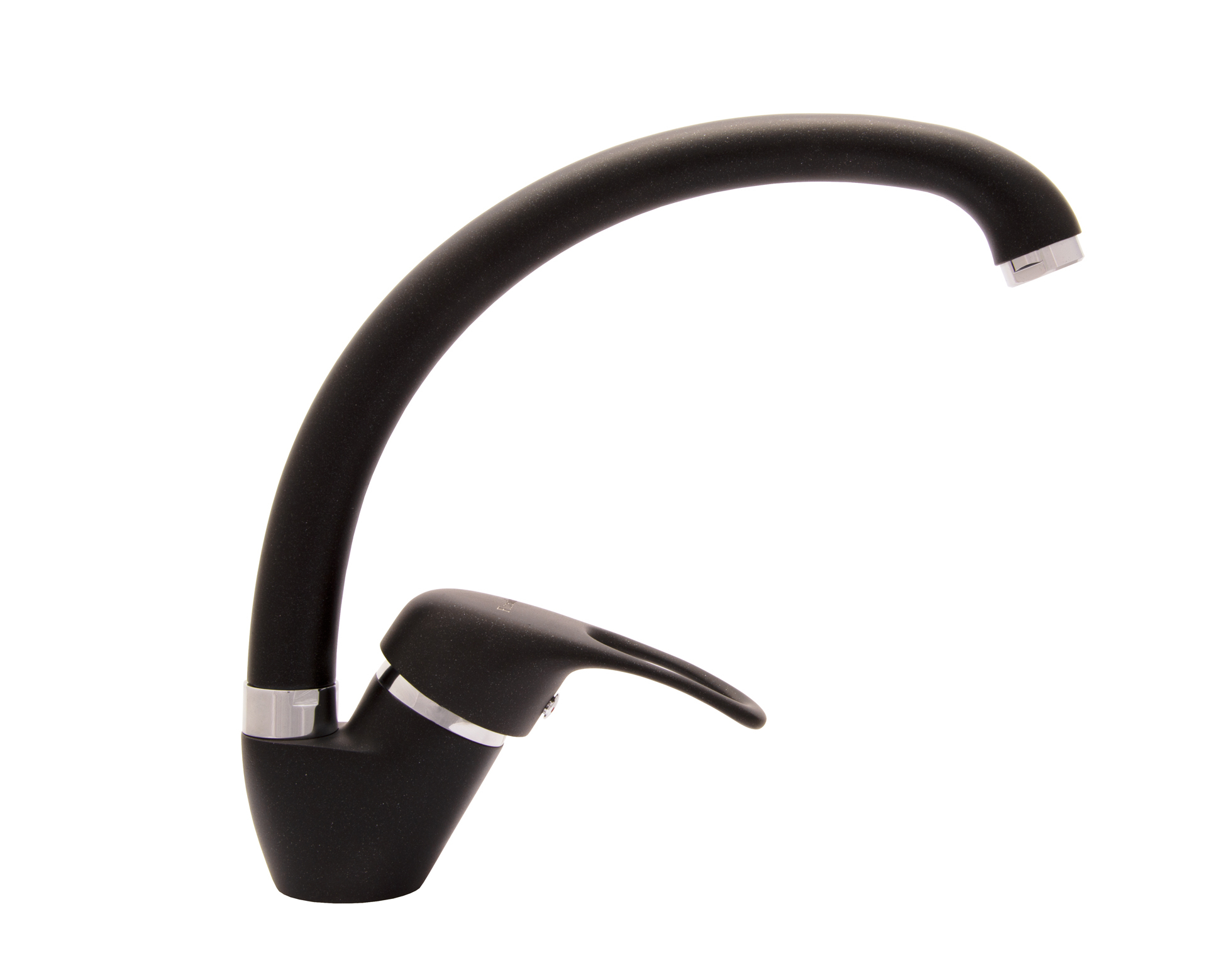 Изображение товара Однорычажный смеситель для кухни Florentina Омега FL с высоким изливом черный