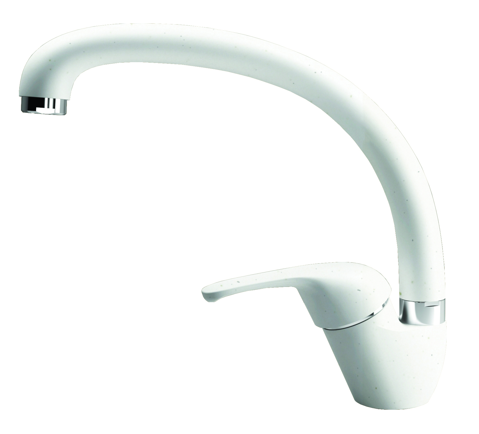 Изображение товара Смеситель DR.GANS Рондо DG настольный белый 24 см