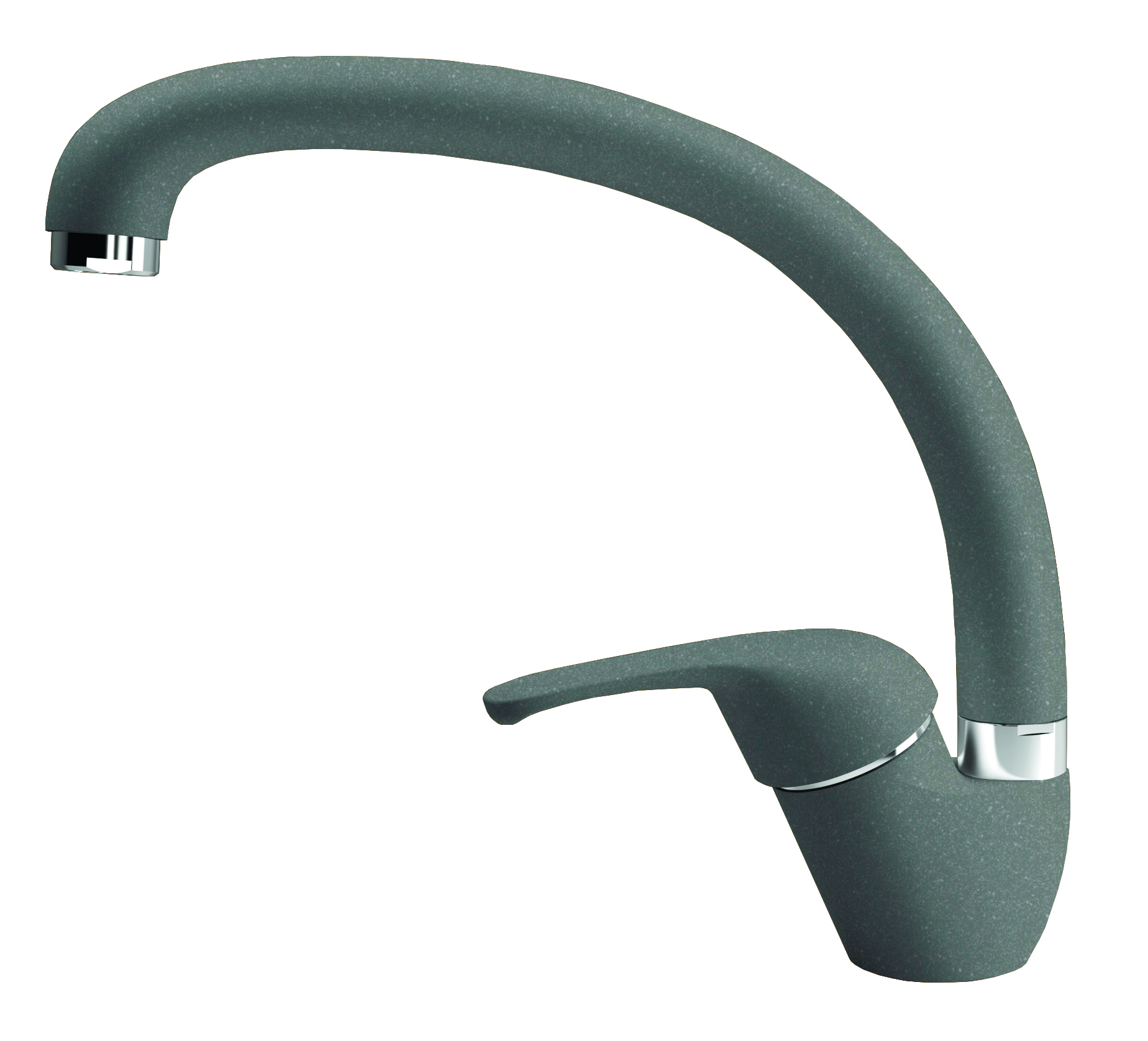 Изображение товара Однорычажный смеситель Рондо DG излив 24 см черный латунь керамика Russia