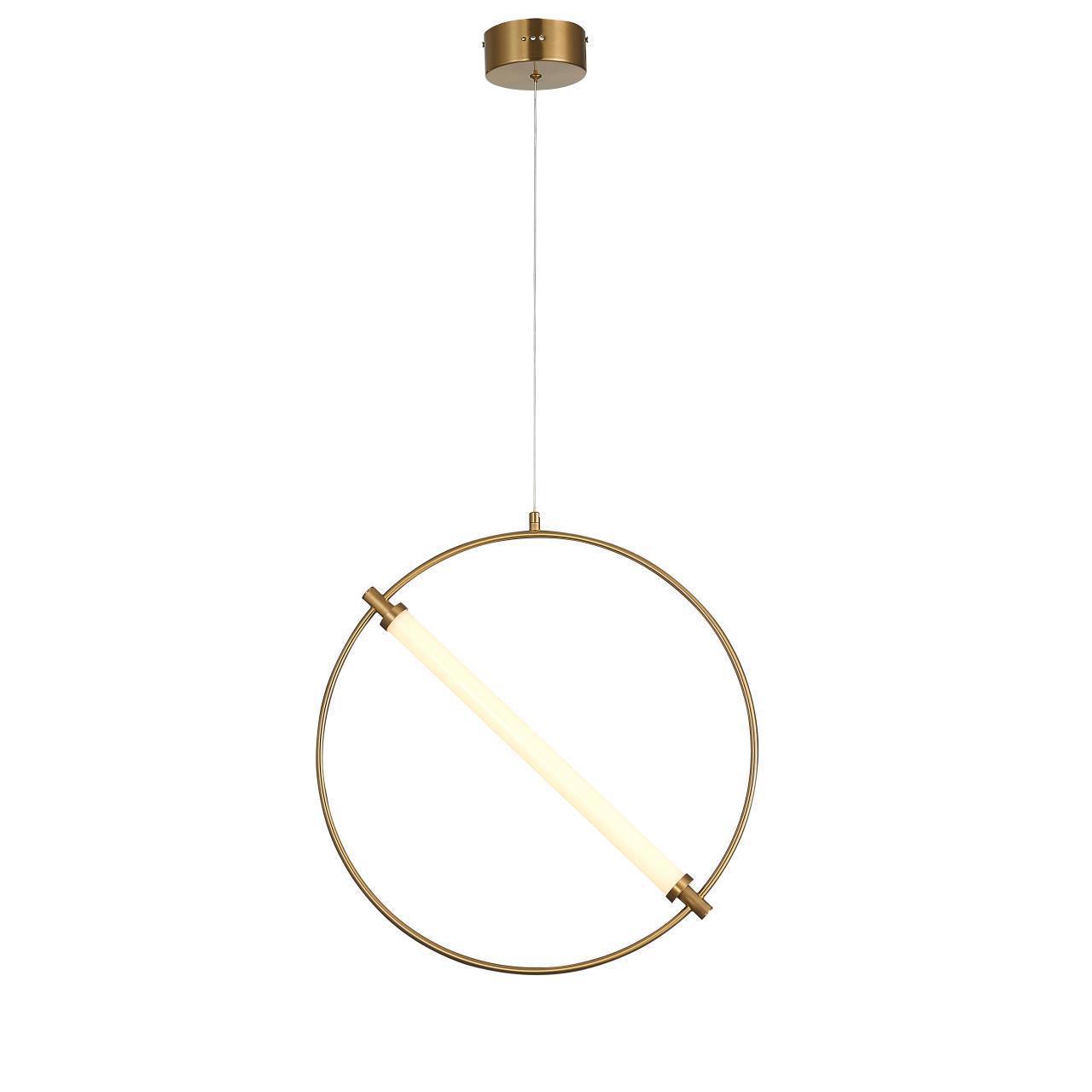 Изображение товара Подвесной светильник SIMPLE STORY 1173-LED18PL утеплый белый свет золото 19 м²