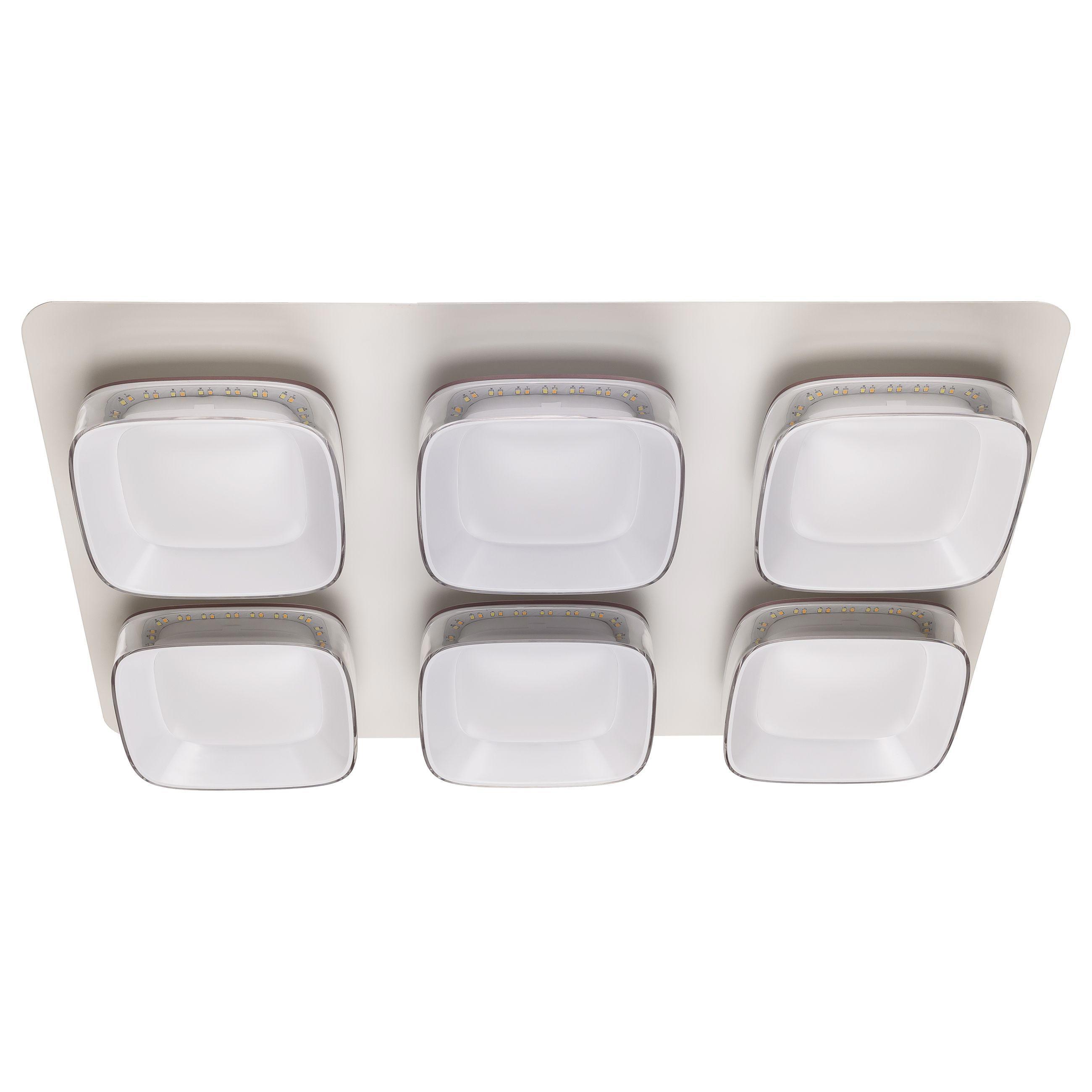 Изображение товара Светильник настенно-потолочный светодиодный Arte Perfetto Luce APL2233303.6831-6-700.470.105 нейтральный белый свет цвет прозрачный