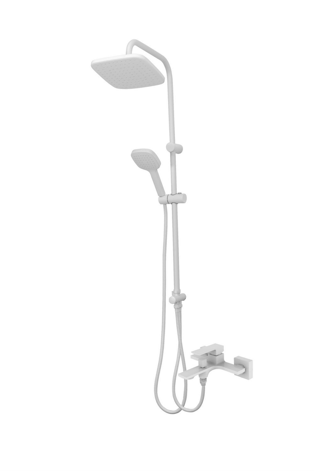 Изображение товара Душевая стойка Orange Lutz M04-944w смеситель с изливом, белый