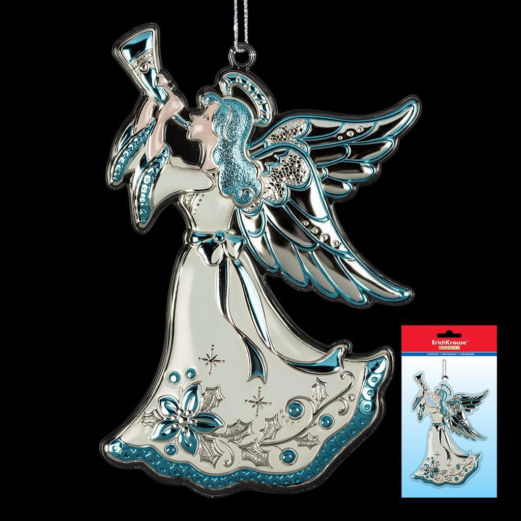 Изображение товара Ёлочная игрушка ERICHKRAUSE Decor 47678 23x1см Ангел Разноцветная