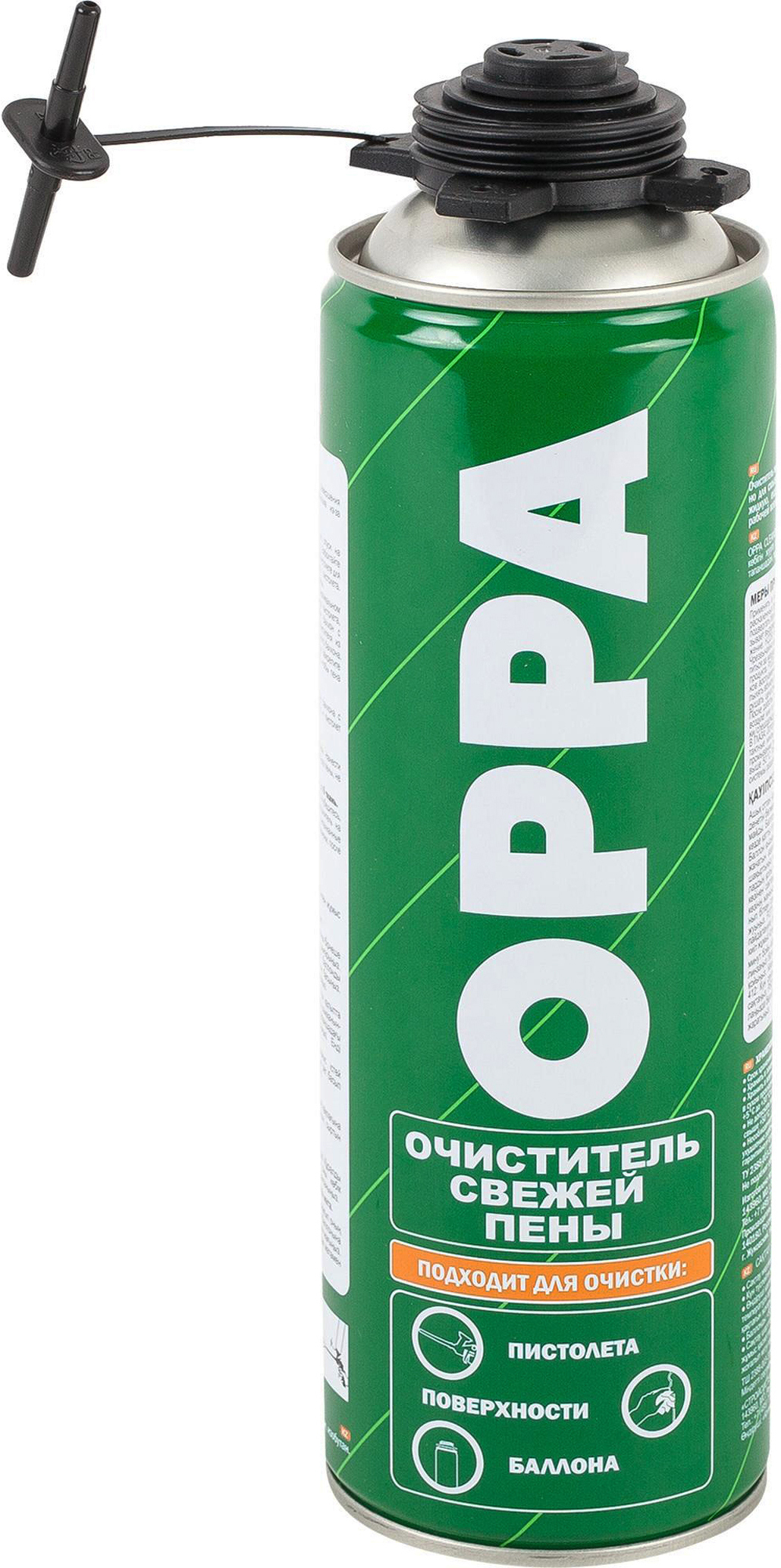 Изображение товара Очиститель монтажной пены OPPA 500 мл для быстрого удаления свежезатвердевшей пены