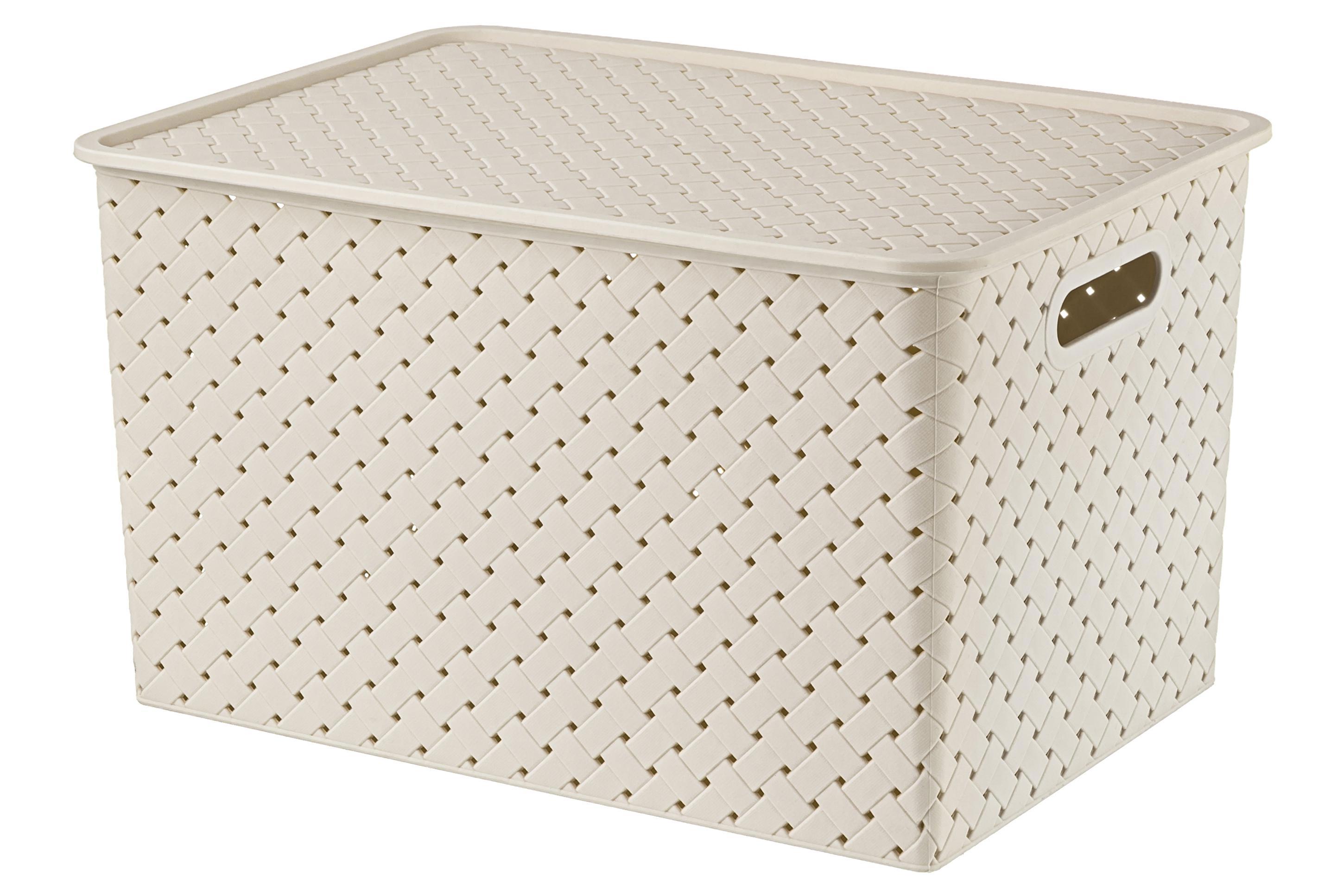 Изображение товара Корзина для хранения из полипропилена с вентиляторными отверстиями 14л EL CASA