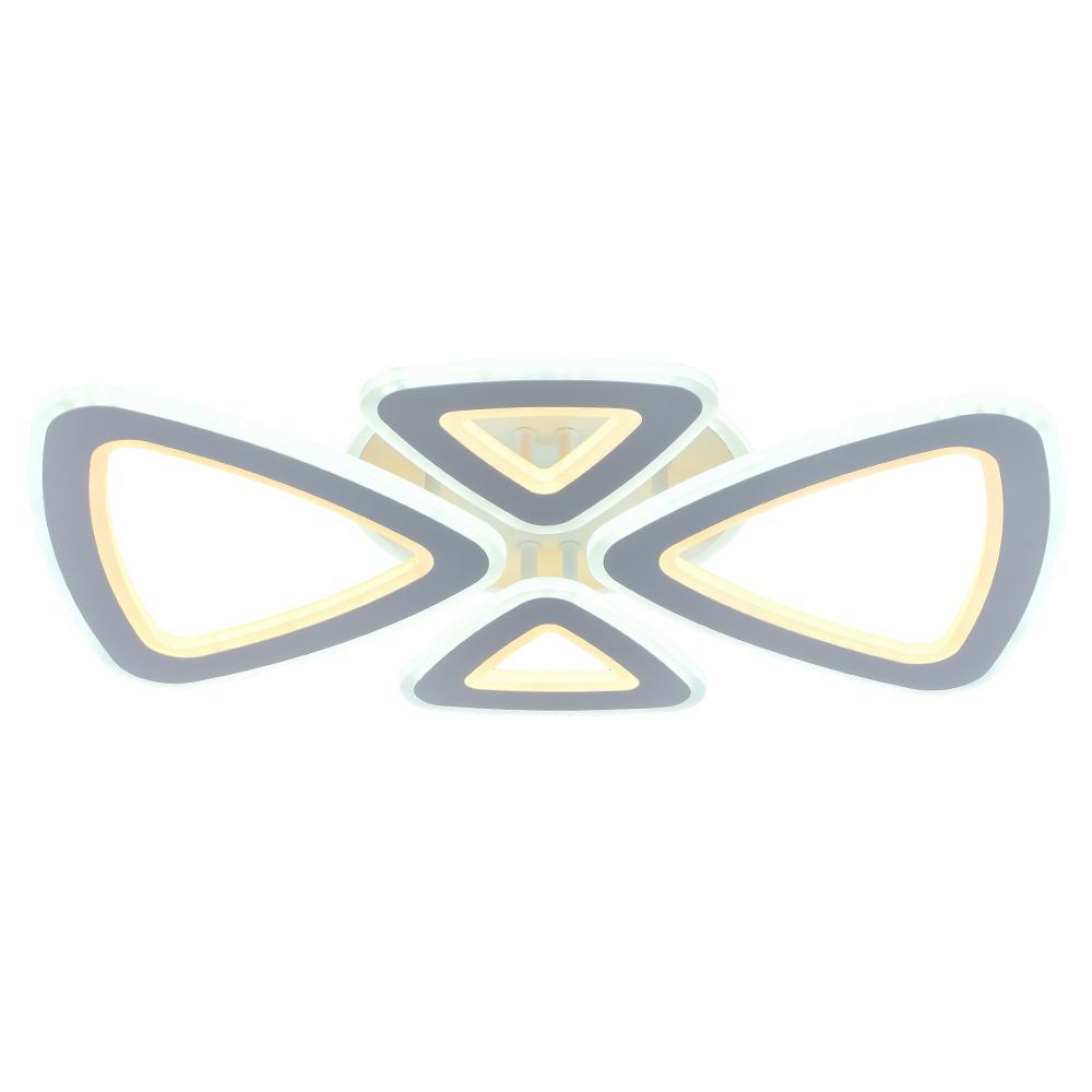 Изображение товара Светодиодная люстра 8008/2+2 белая с пультом и dimmer PROFIT LIGHT