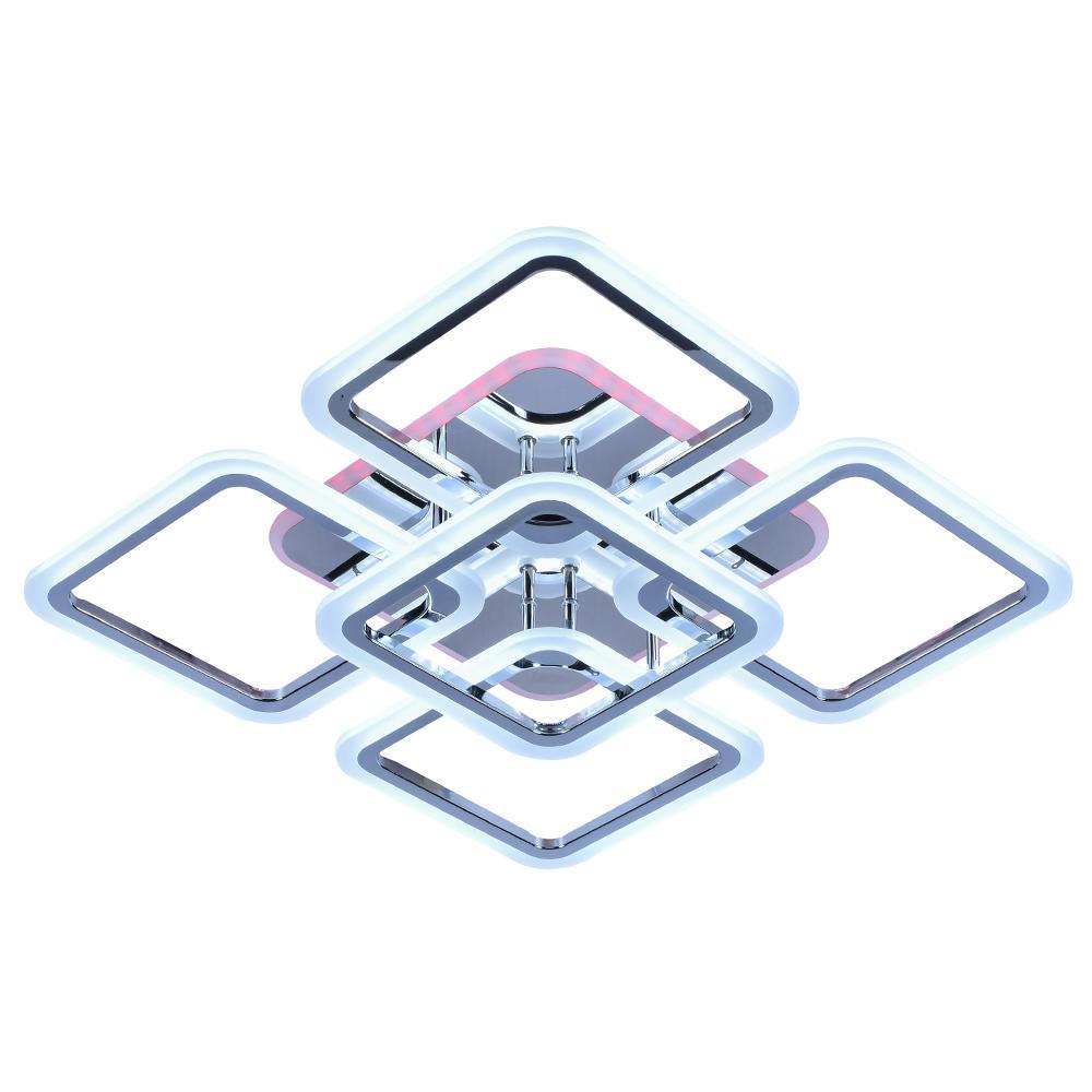 Изображение товара Светодиодная люстра 8075/4+1 CHR Profit Light с RGB и диммированием