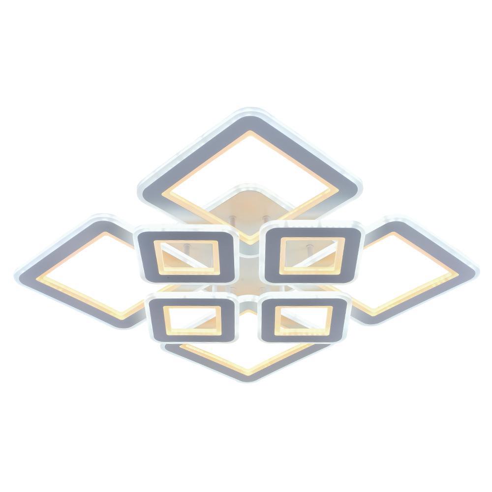 Изображение товара Светодиодная люстра 8009/4+4 WHT A 254W+200W BL+YL, Profit Light