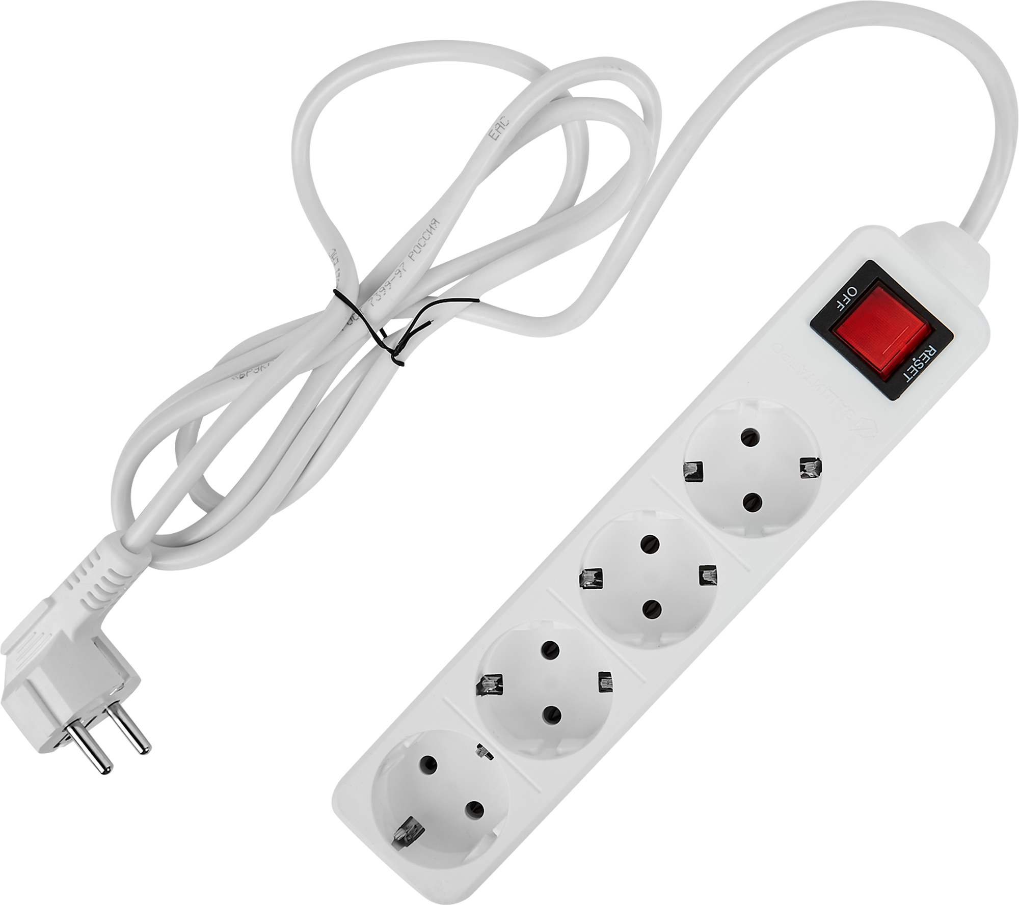 Изображение товара Сетевой фильтр Защита Про на 4 розетки с заземлением 1.8 м