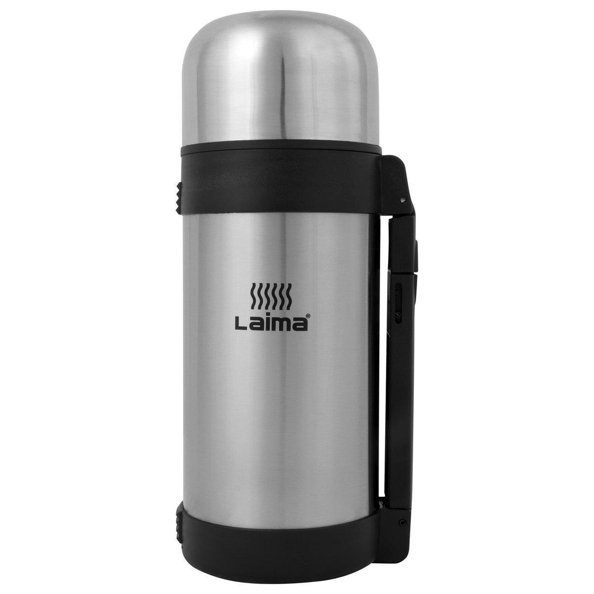 Изображение товара Термос 1.2 л Лайма 605125 колба из нержавеющей стали цвет серый