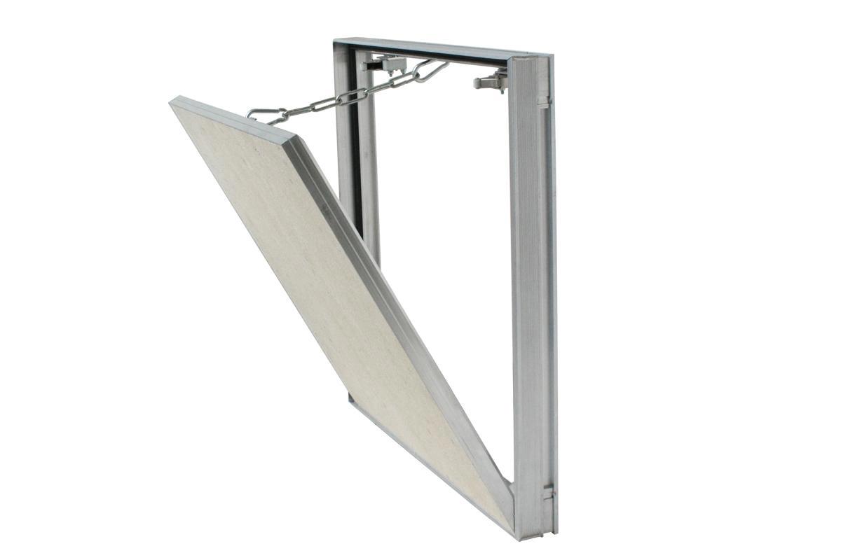 Изображение товара Люк ревизионный скрытый Alkraft алюминиевый 60x40 см с нажимным открыванием