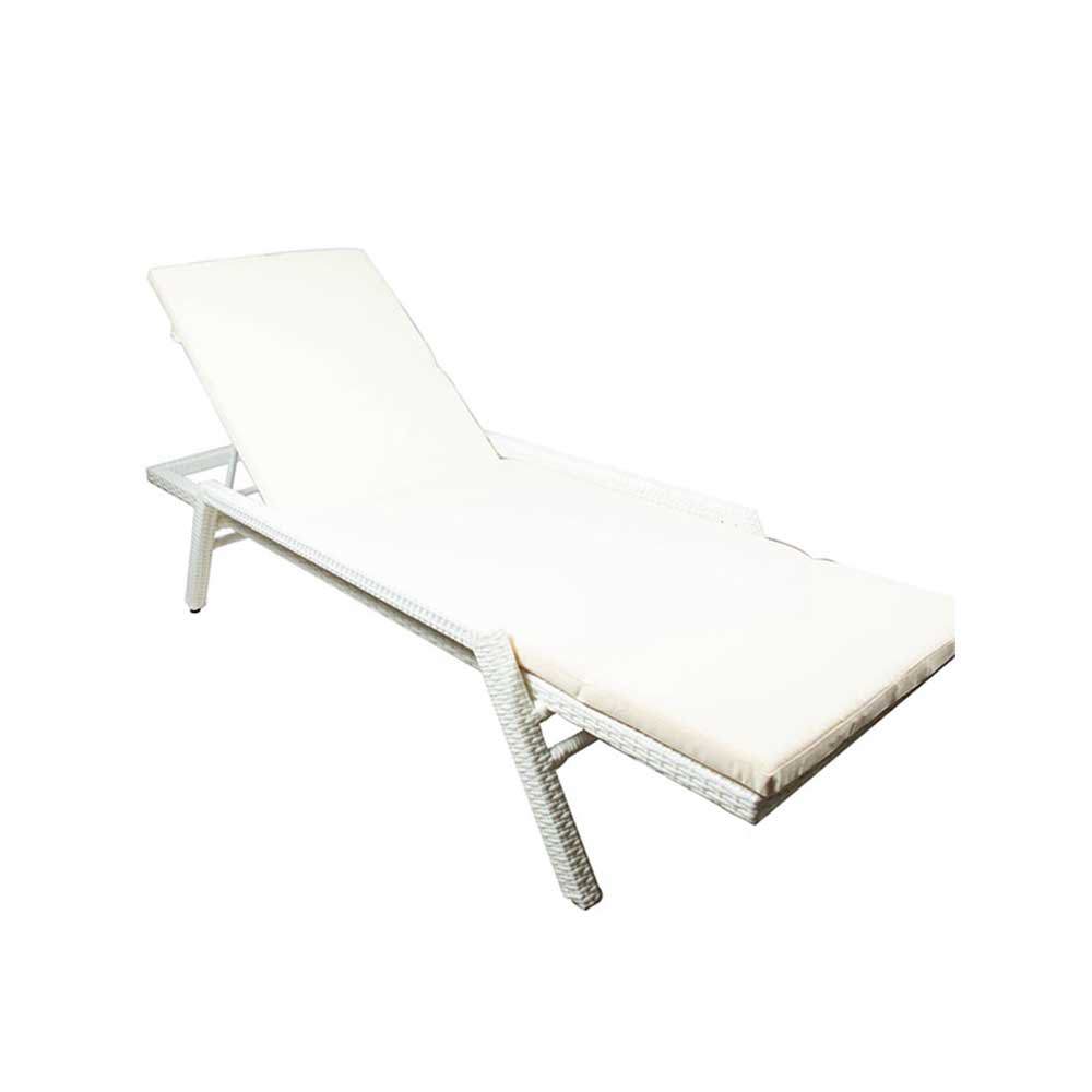 Изображение товара Шезлонг складной Foodatlas Мебель для сада 210 см 700 см 350 см алюминий/искусственный ротанг бежевый