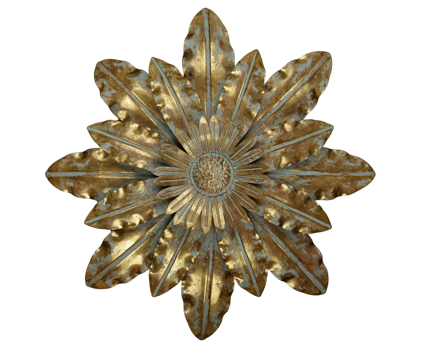 Изображение товара Декор Гласар настенный 57-022 — стильное панно из металла, золотая отделка