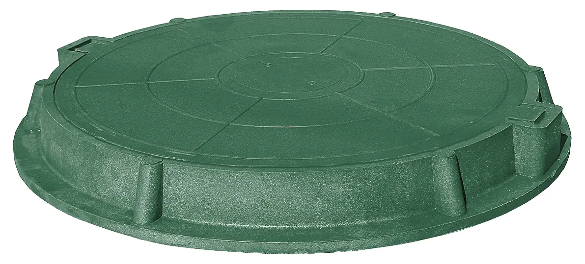 Люк ППК тип Л 580x60 мм до 3 т зеленый полимерпесчаный