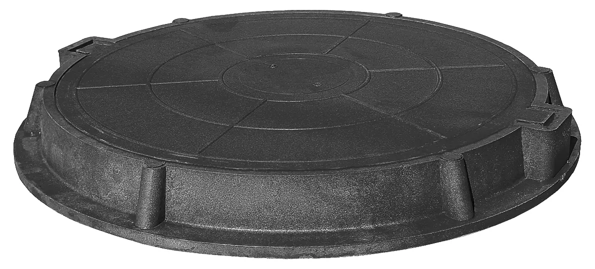 Люк ППК тип Л 580x60 мм до 3 т черный полимерпесчаный