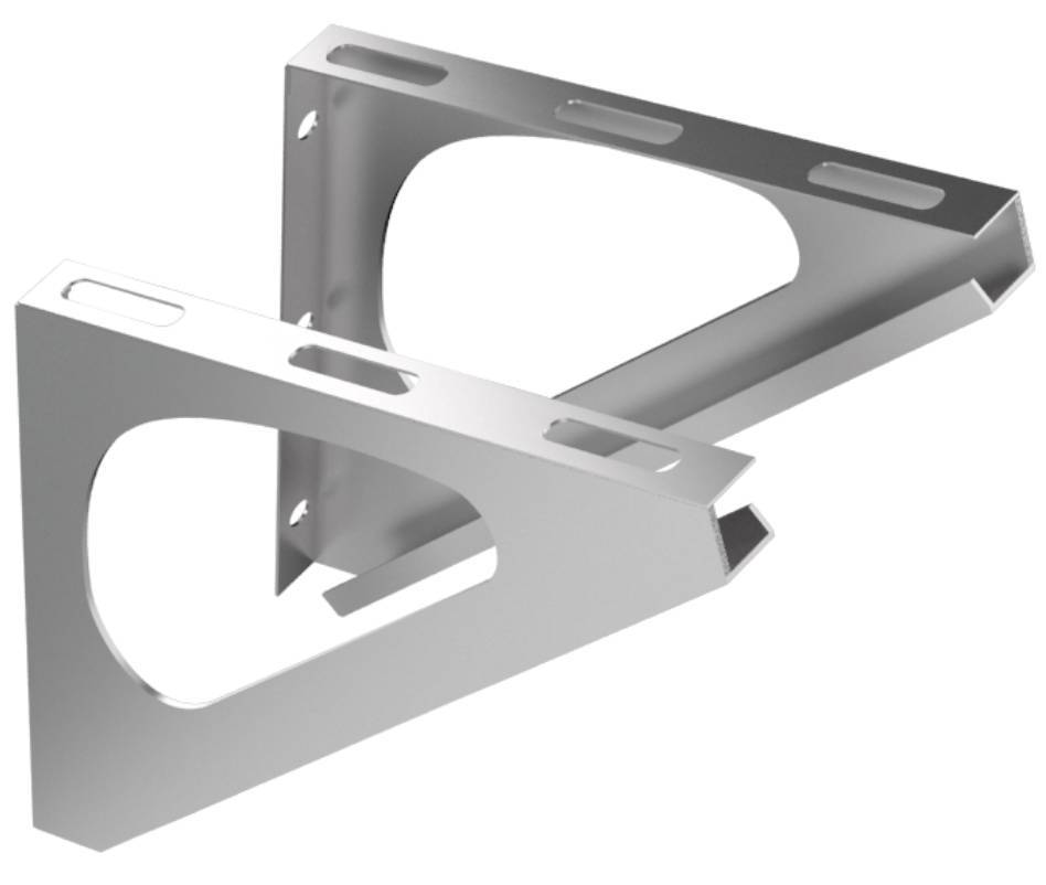 Изображение товара Консоль К2 Металлик и Ко 750 мм для дымохода, нержавеющая сталь, Россия