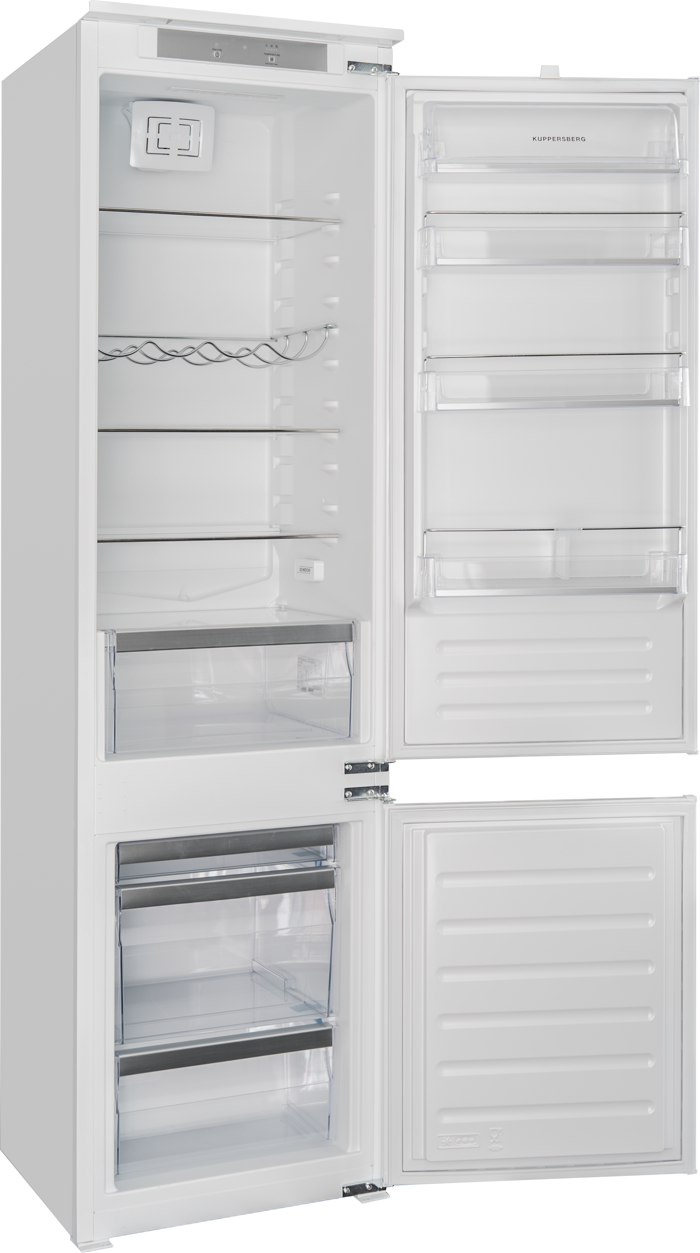 Изображение товара Встраиваемый холодильник Kuppersberg KRB 19369 228/80 л серебристый