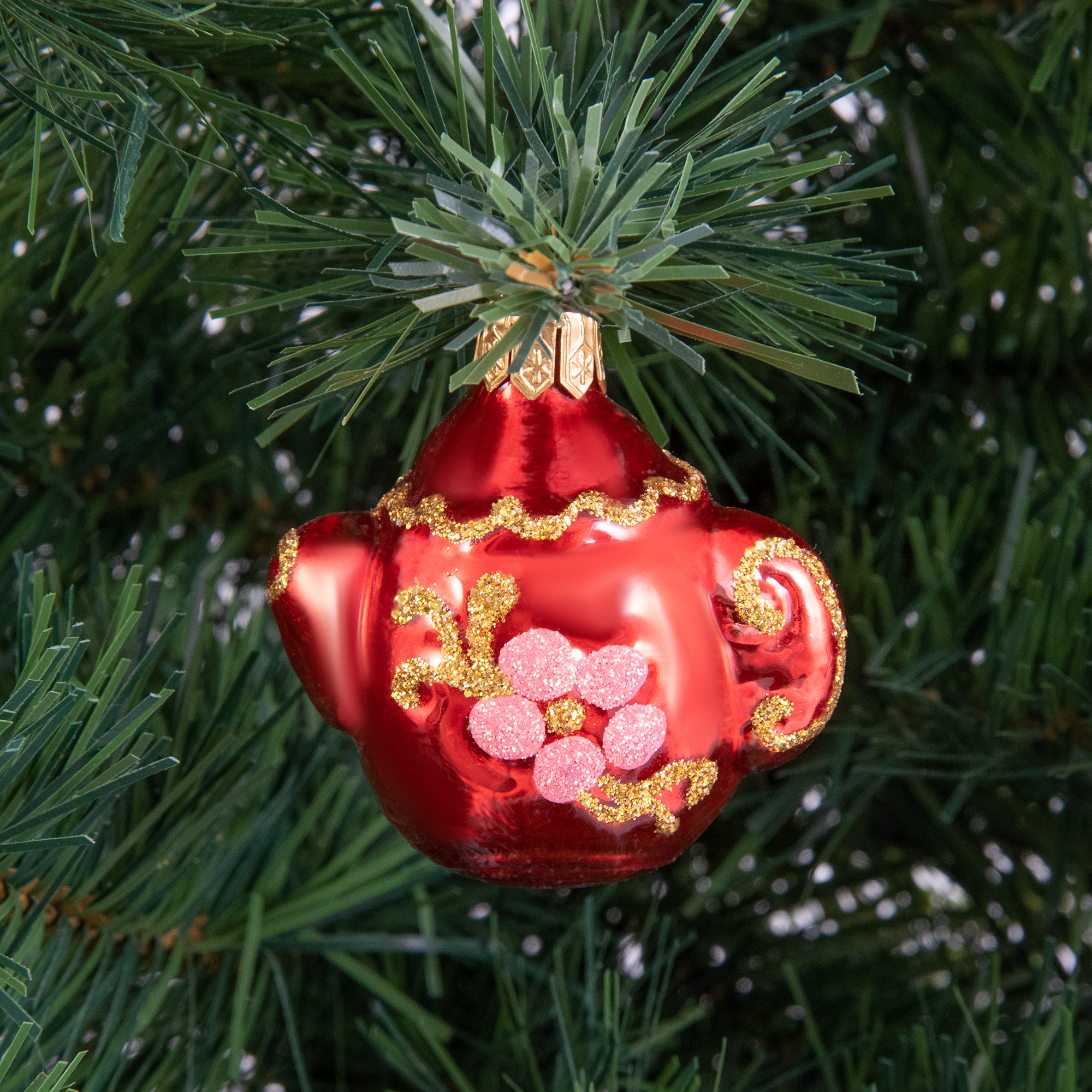 Изображение товара Ёлочное украшение «Чайник» в упаковке