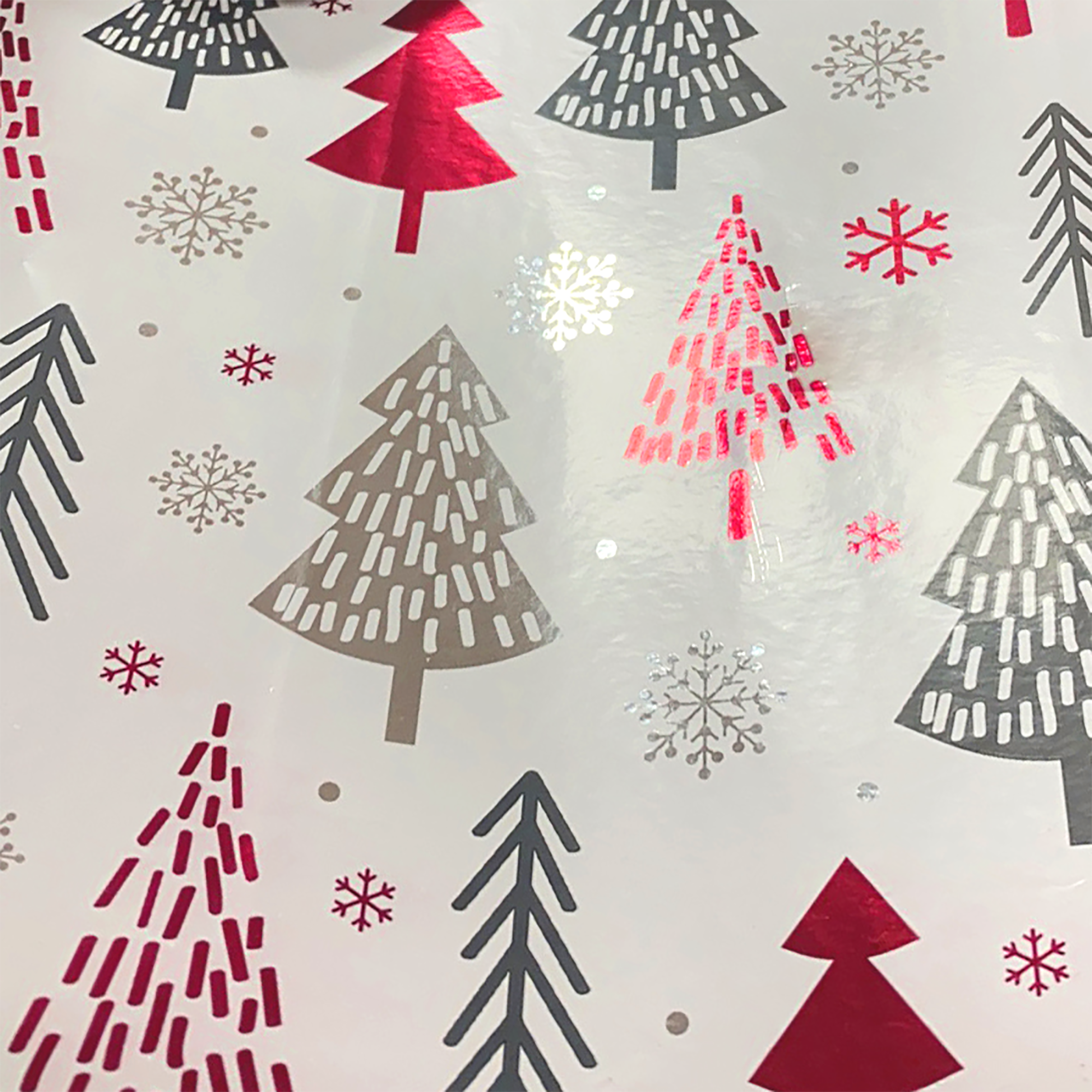 Изображение товара Бумага подарочная 70x100 см матовая яркая упаковка для презента