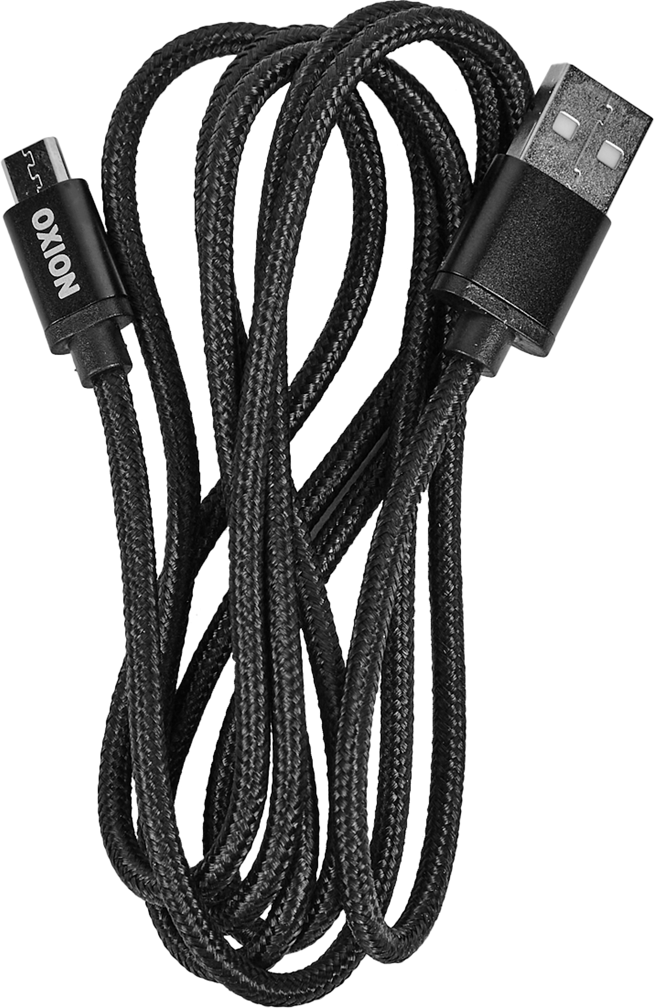 Кабель Oxion USB-micro USB 1.3 м 2 A цвет черный - 1