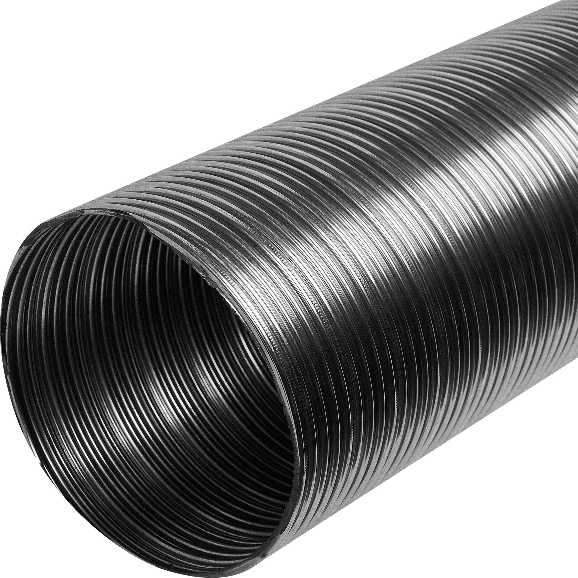 Изображение товара Труба для дымохода гофрированная Промтехнологии D125 1500x125 мм нержавеющая сталь 0.1 мм