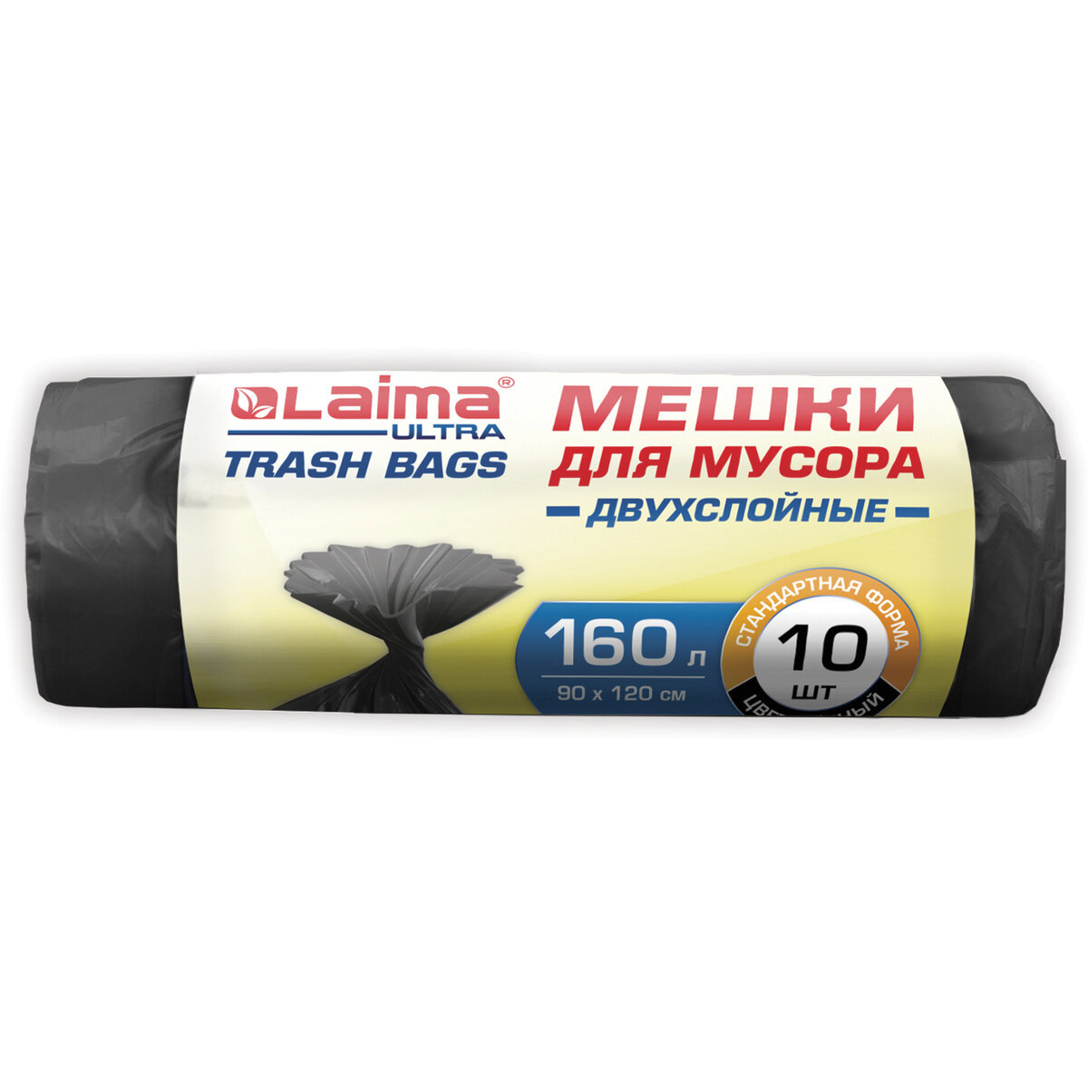 Изображение товара Мешки для мусора Laima Ultra 90x120 см прочные 160 л 10 шт Изображение товара Мешки для мусора Laima Ultra 90x120 см прочные 160 л 10 шт