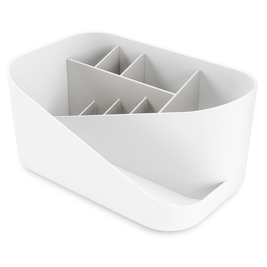 Изображение товара Органайзер для косметики Umbra GLAM 27x13x17 см белый полистирол