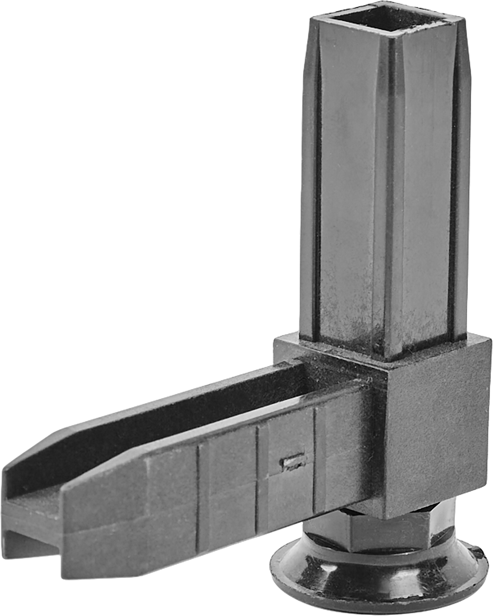 Коннектор 2 Лофт с регулируемой опорой пластик черный