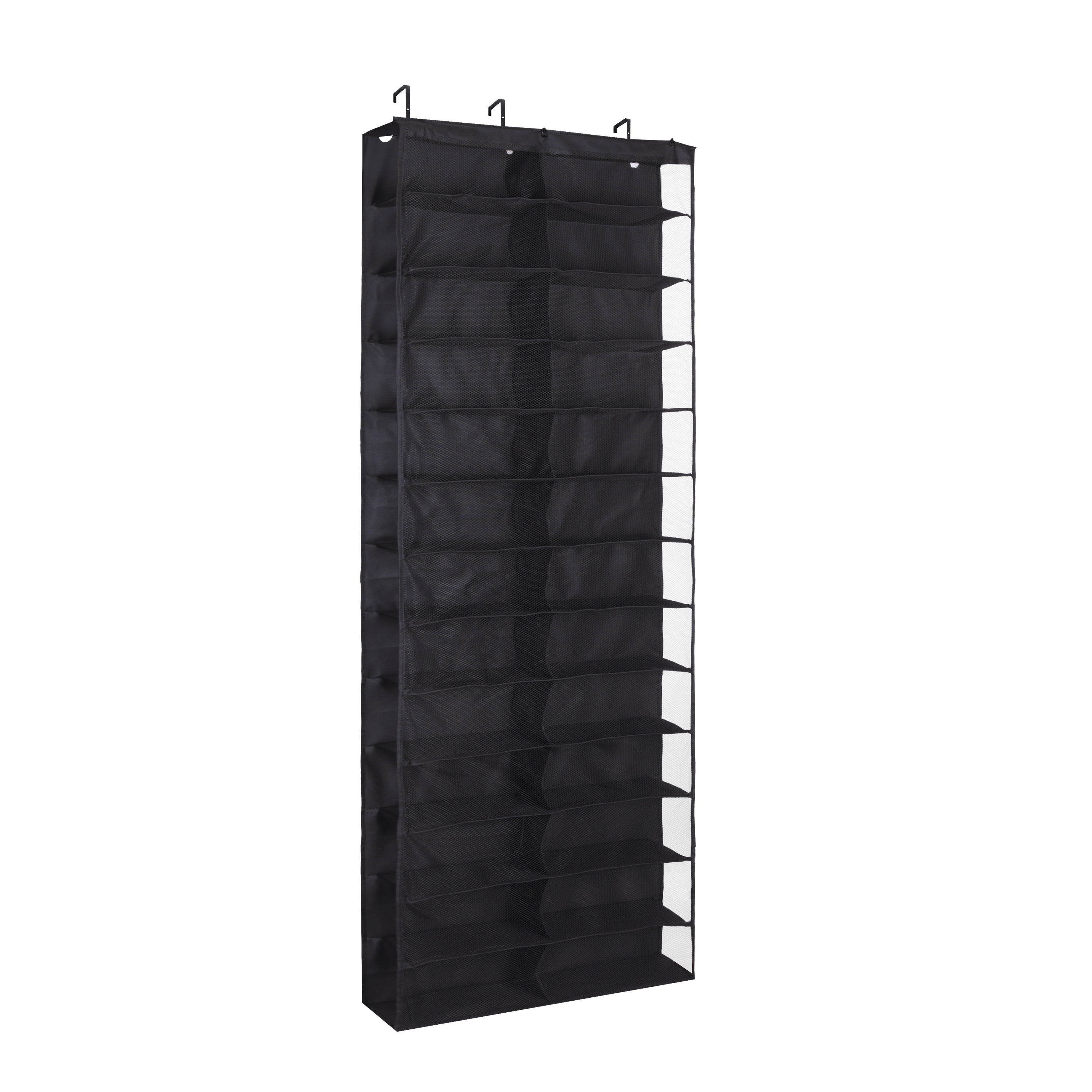 Органайзер для обуви подвесной Spaceo 59x160x15.2 см полиэстер цвет чёрный - 2