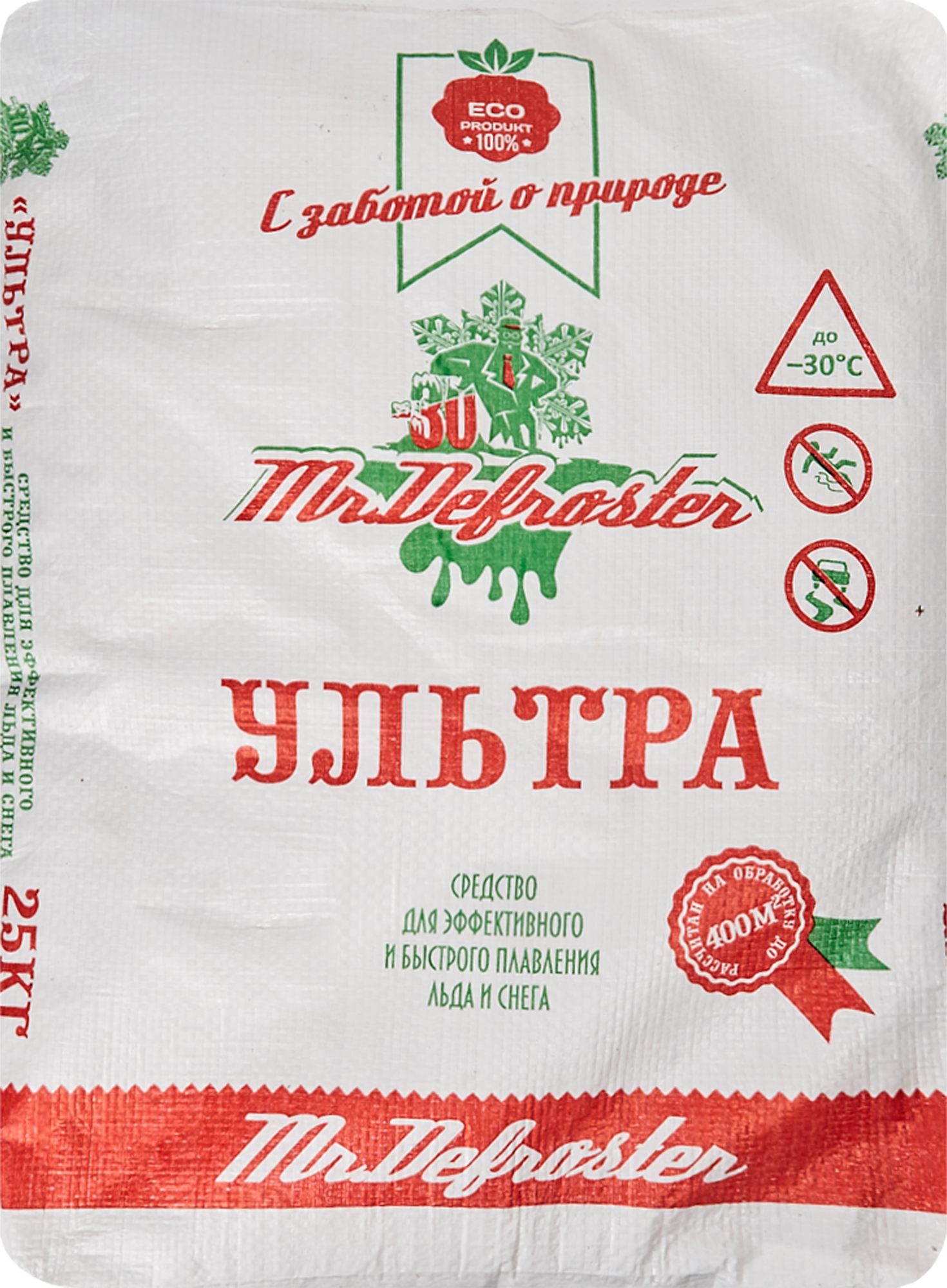 Изображение товара Средство для плавления льда Ультра 25 кг противогололедный реагент