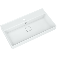 Изображение товара Раковина мебельная Вилис 80 см белый с отверстием под смеситель