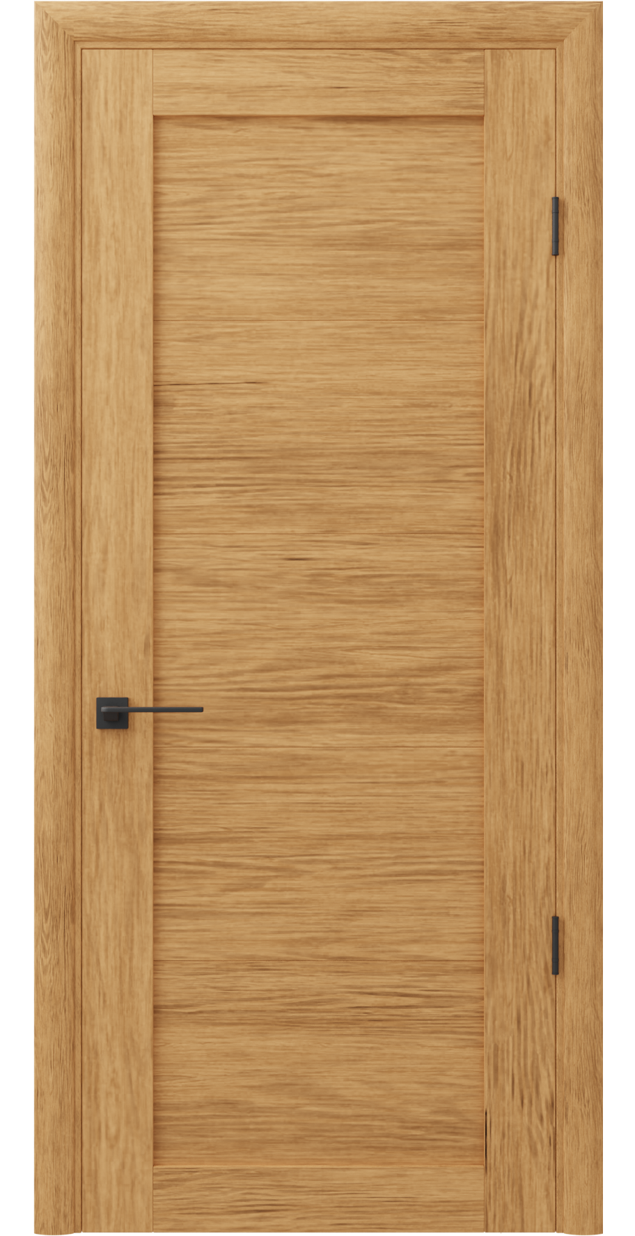 Изображение товара Дверь межкомнатная глухая Наполи 70x200 см шпон цвет дуб натуральный без замка, без петель