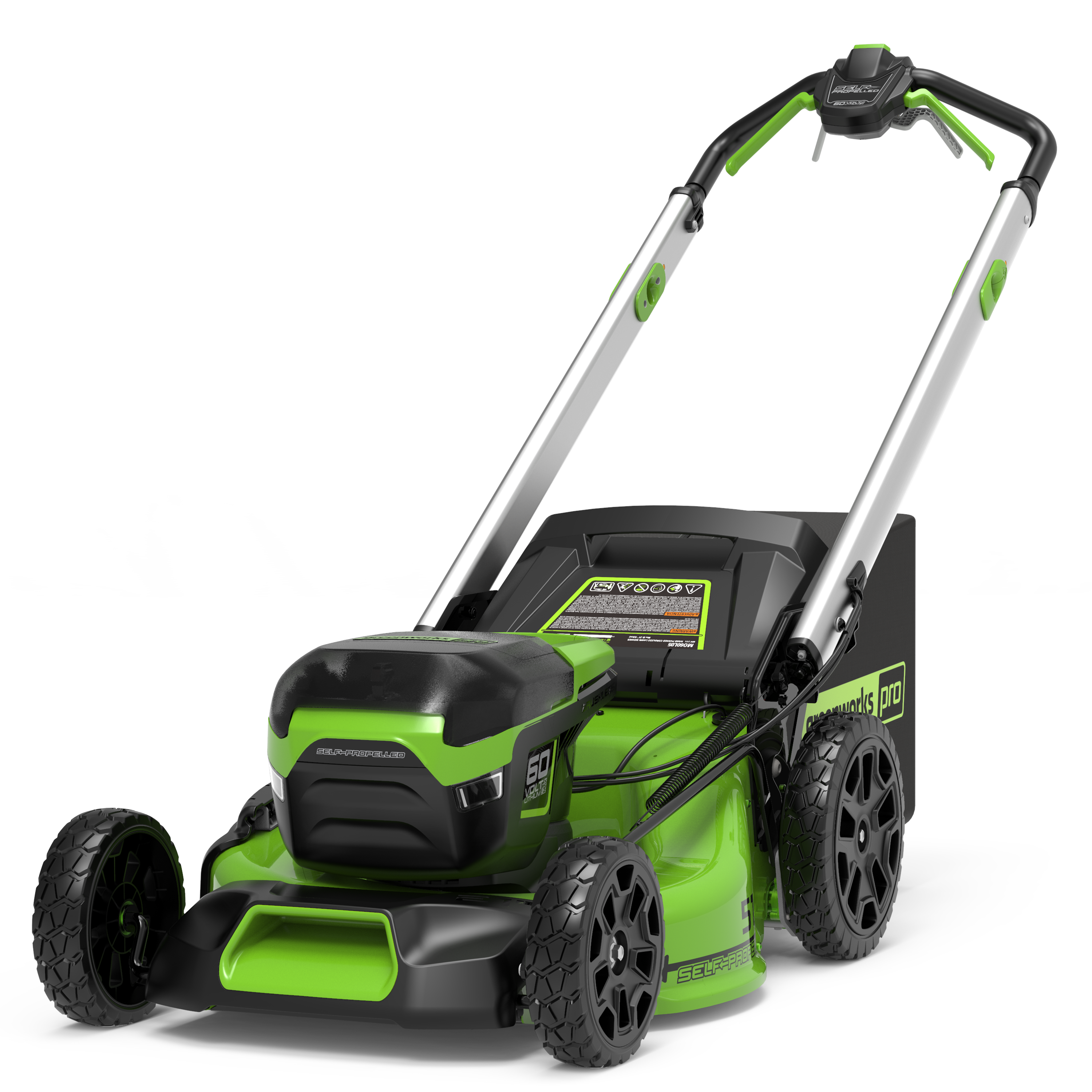 Изображение товара Аккумуляторная газонокосилка GREENWORKS GD60LM51SP 60V 51 см