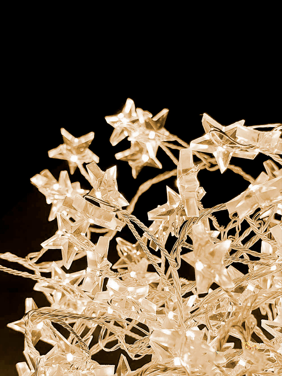 Изображение товара Электрогирлянда универсальная Магия праздника Роса 3м 360 ламп Теплый белый свет