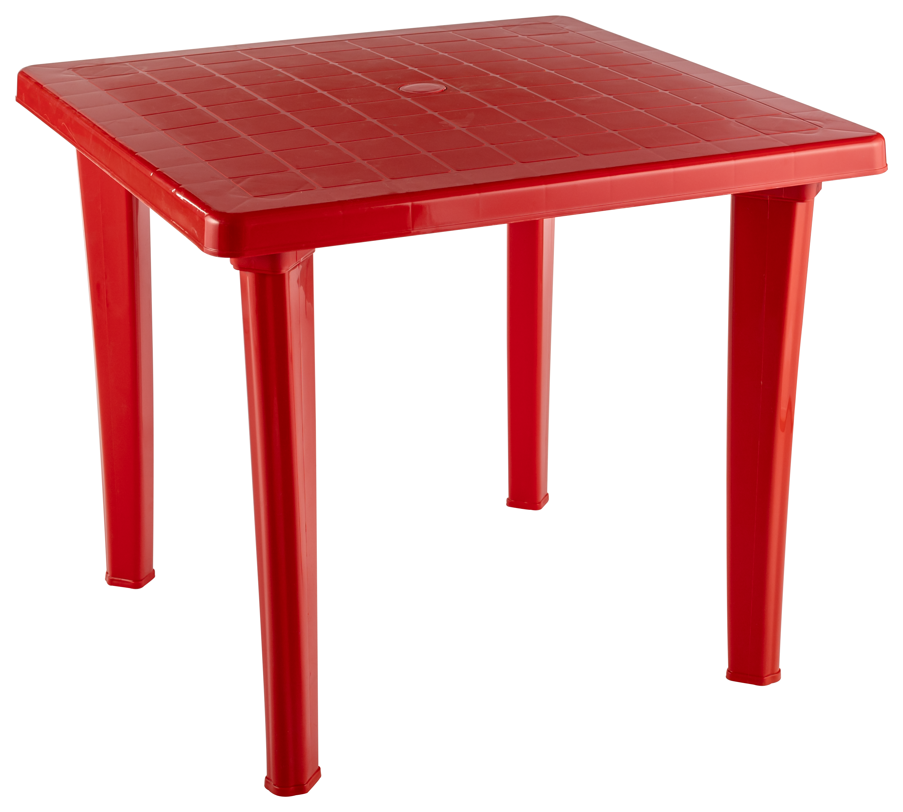Изображение товара Садовый складной стол ''Элластик'' 85 см х 85 см х 74 см красный