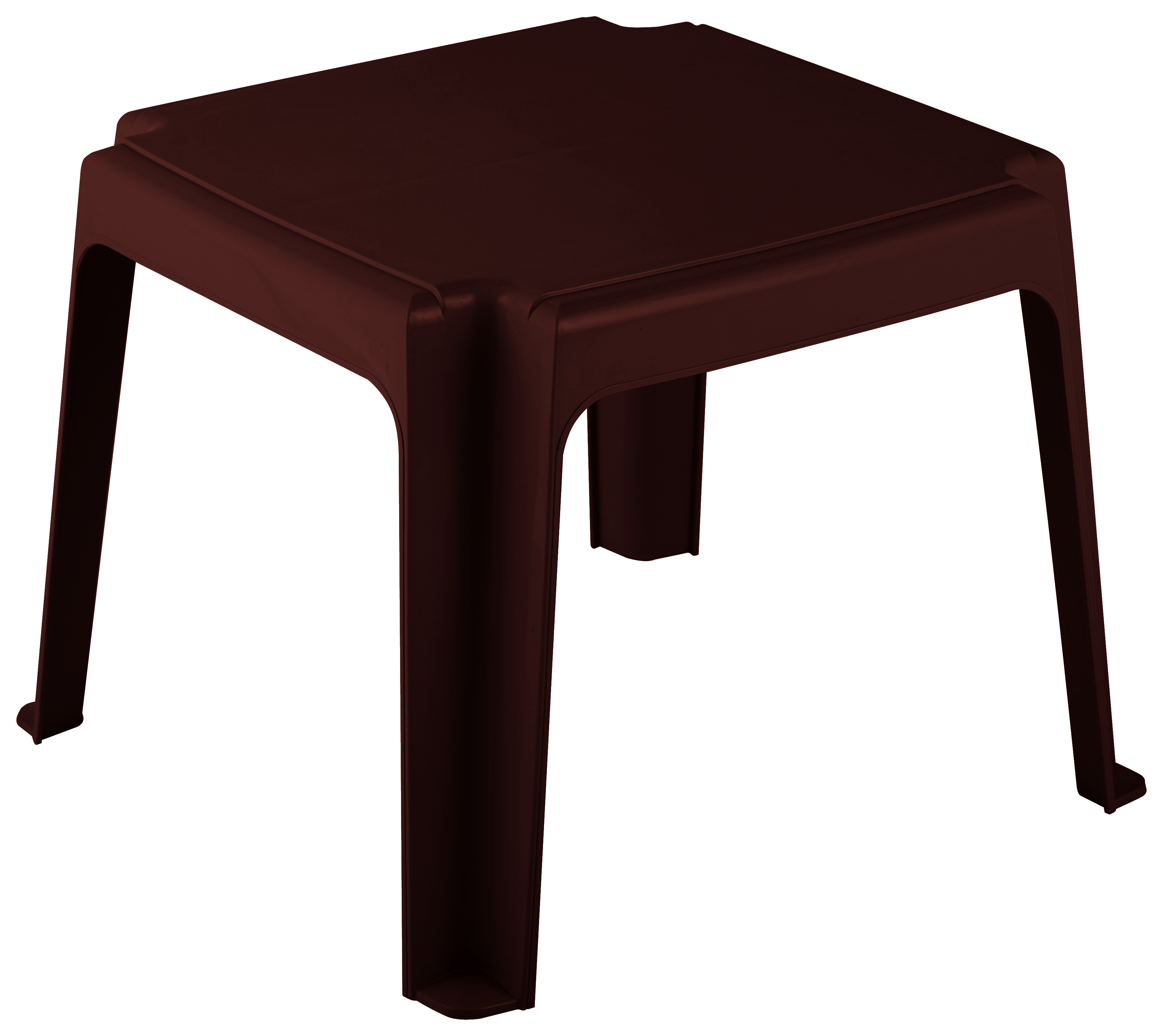 Изображение товара Садовый столик Элластик складной 45х45х38 см темно-коричневый