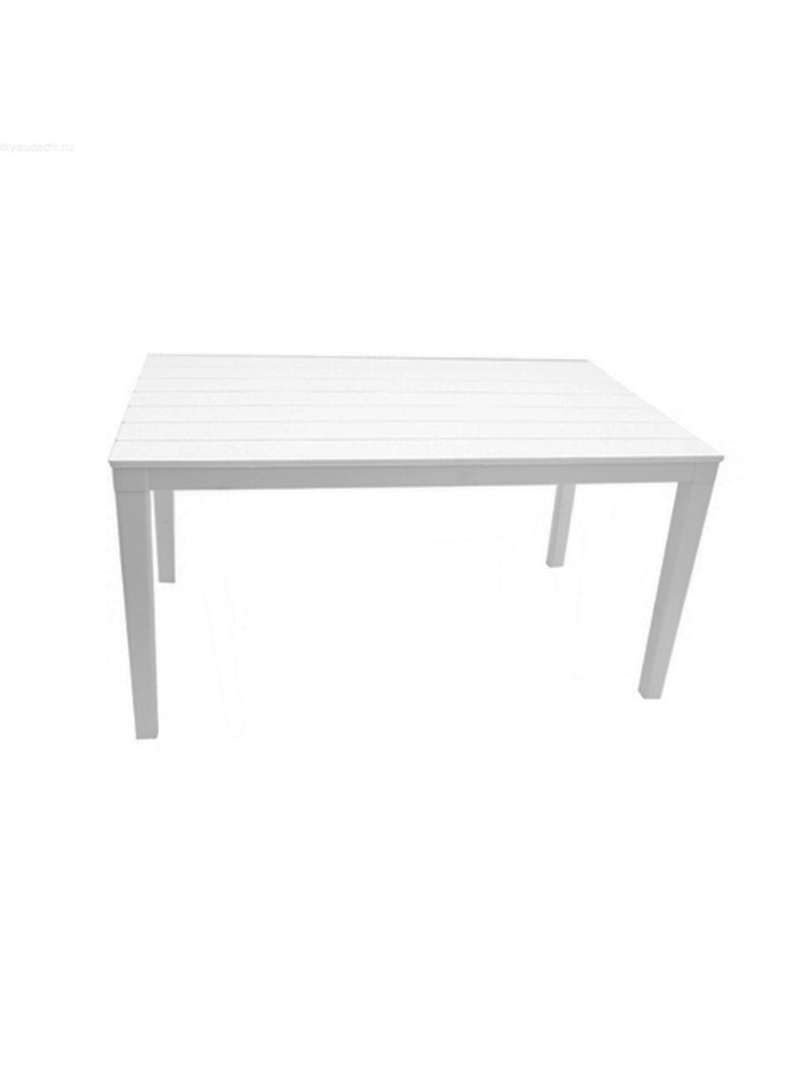 Изображение товара Нераздвижной садовый стол Элластик-пласт Прованс 140х80х70 см белый