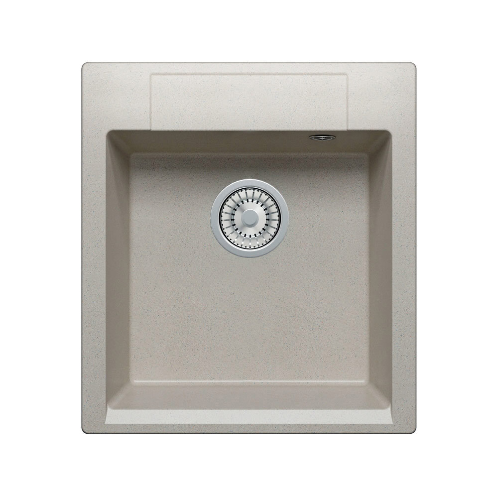 Изображение товара Мойка для кухни POLYGRAN Argo-460 из искусственного камня, врезная, серый цвет