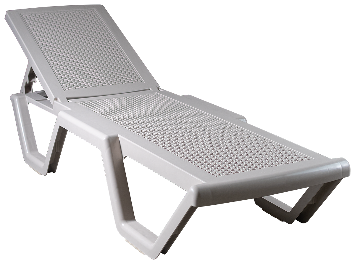 Изображение товара Шезлонг Элластик-Пласт Атлант 186 см Серый