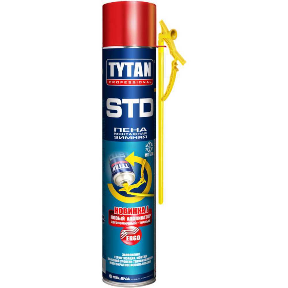 Изображение товара Монтажная зимняя пена Tytan STD 750 мл с высокой шумоизоляцией Изображение товара Монтажная зимняя пена Tytan STD 750 мл с высокой шумоизоляцией