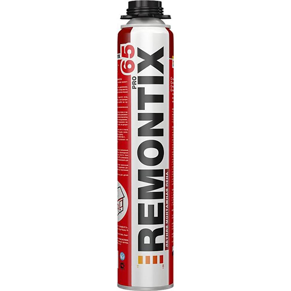 Изображение товара Пена монтажная Remontix PRO 65 летняя 870 мл профессиональная пистолетная Изображение товара Пена монтажная Remontix PRO 65 летняя 870 мл профессиональная пистолетная