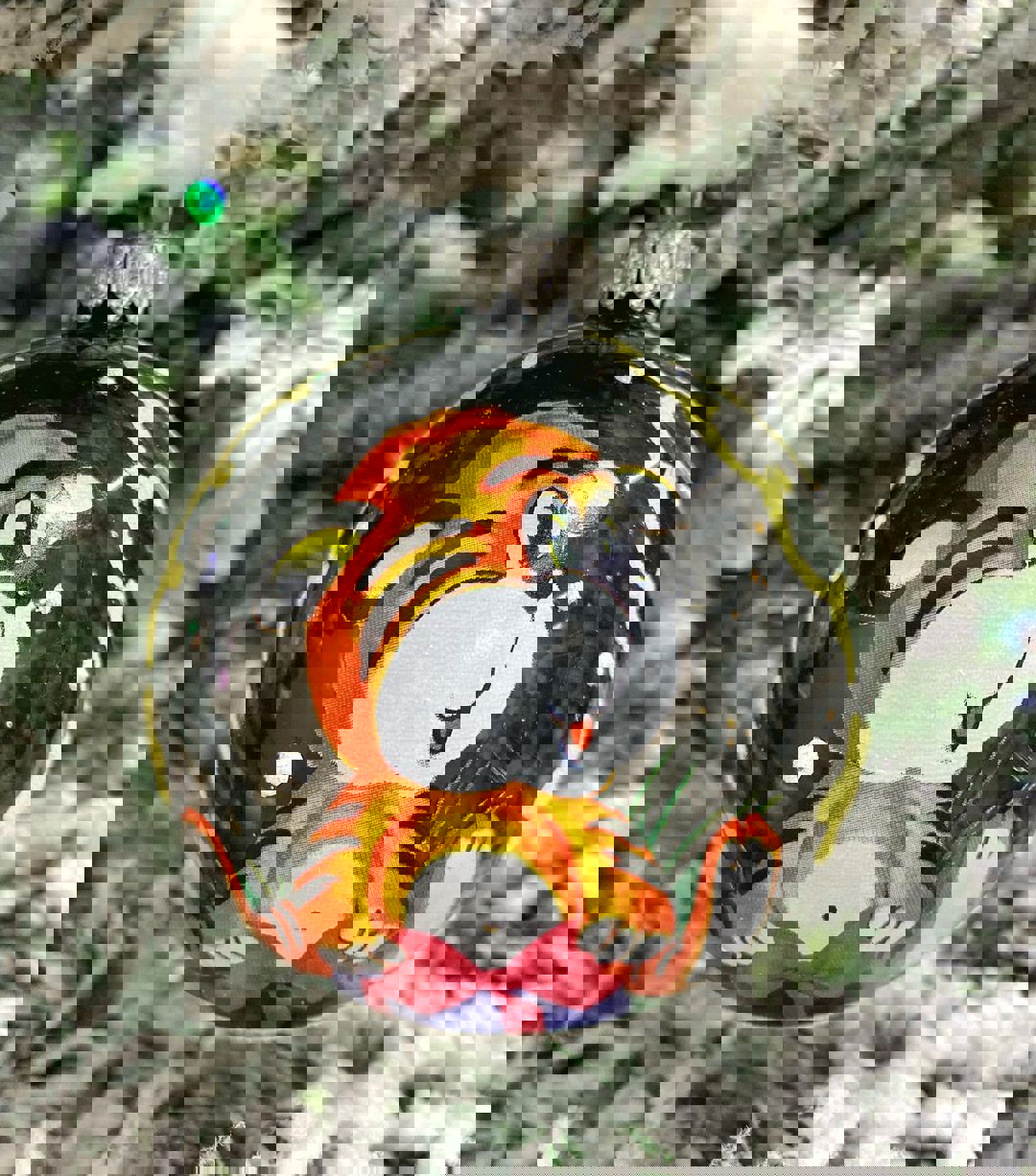 Изображение товара Елочный шар Christmas "Тигры" ø8 см стекло КУ-80-214077/м