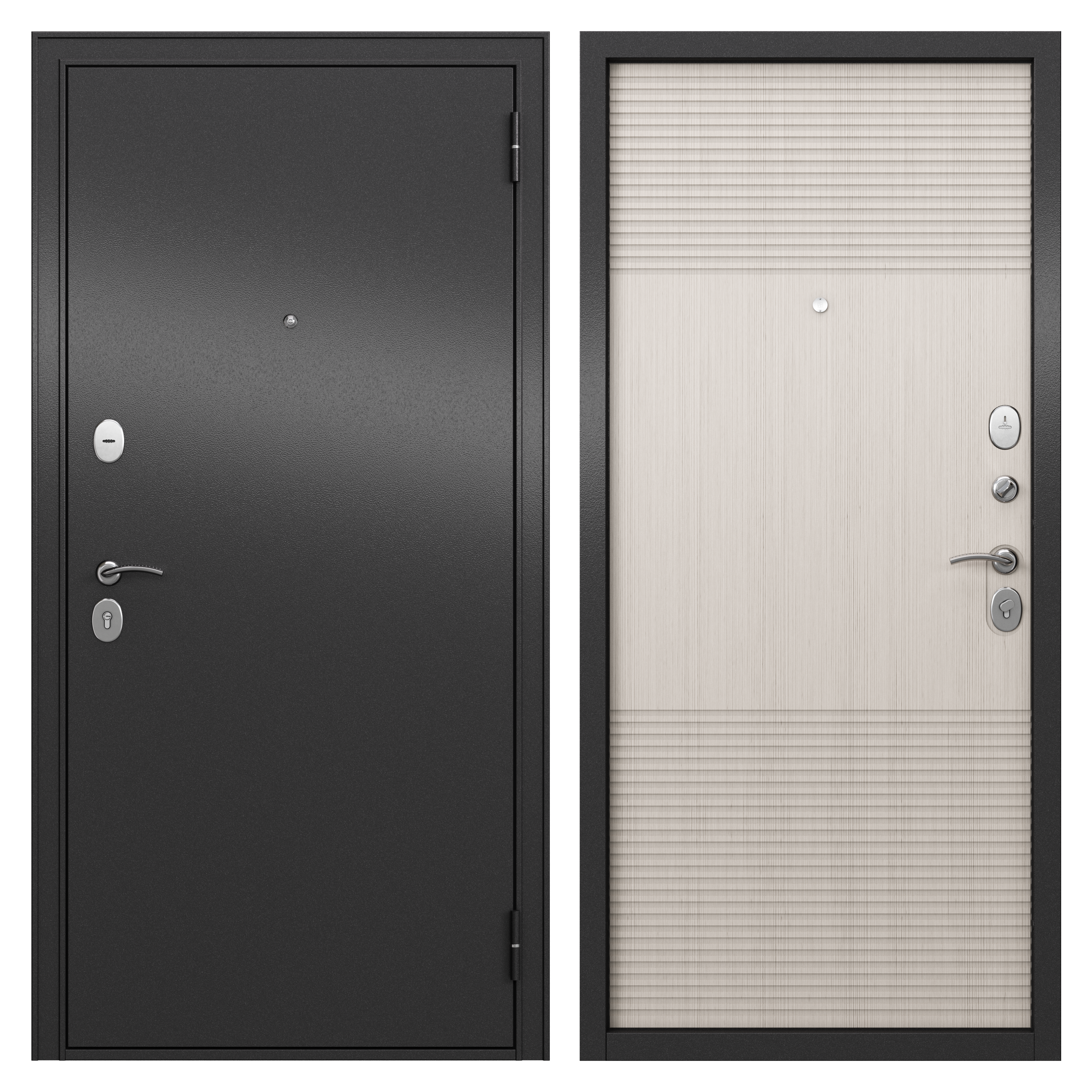 Изображение товара Дверь входная металлическая Ариста 860 мм правая цвет белый