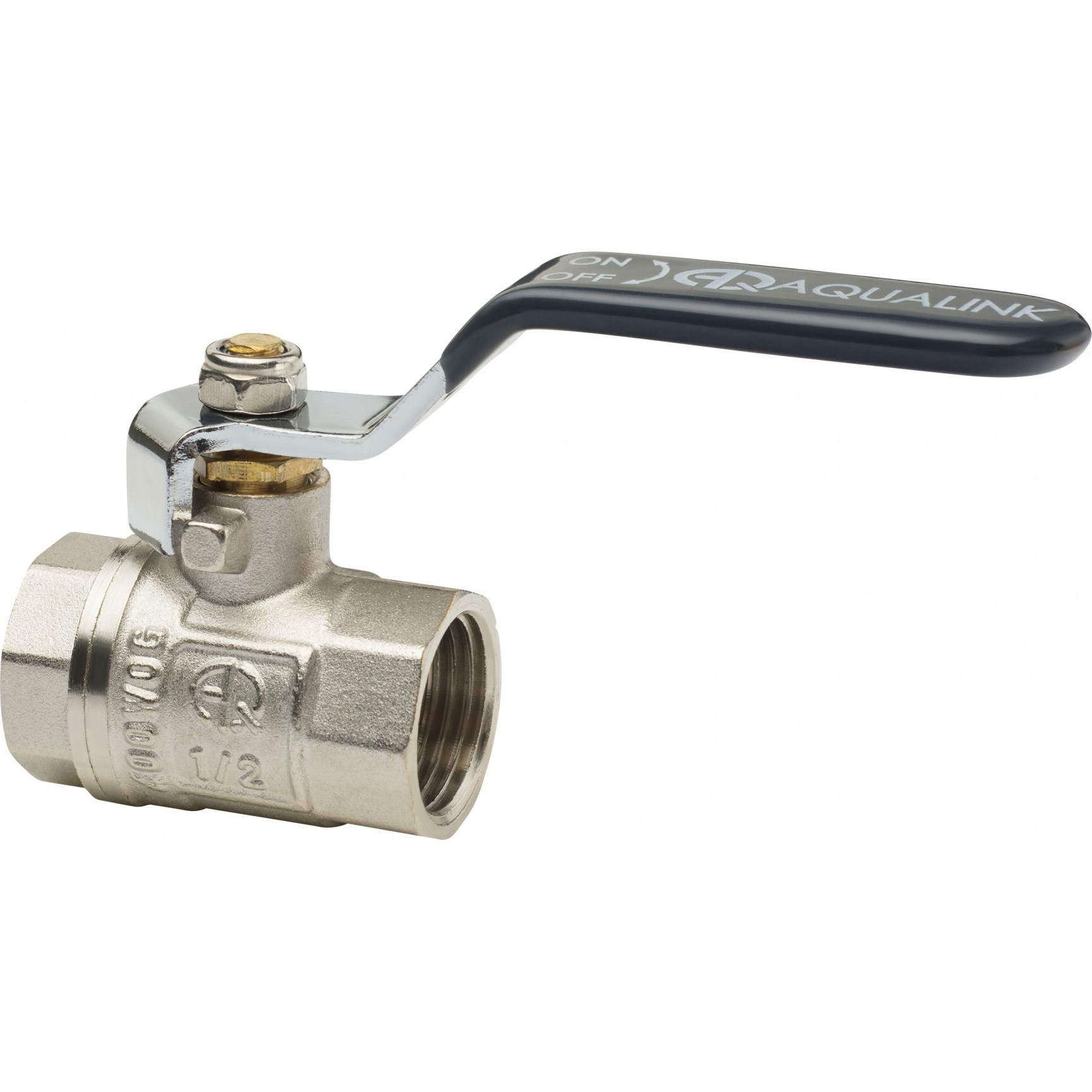 Изображение товара Кран шаровой Aqualink 1 внутренний полнопроходной латунь гарантия 1 год