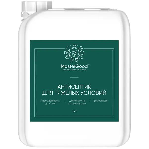 Фото Антисептик Master Good для тяжелых условий эксплуатации готовый раствор 5 кг