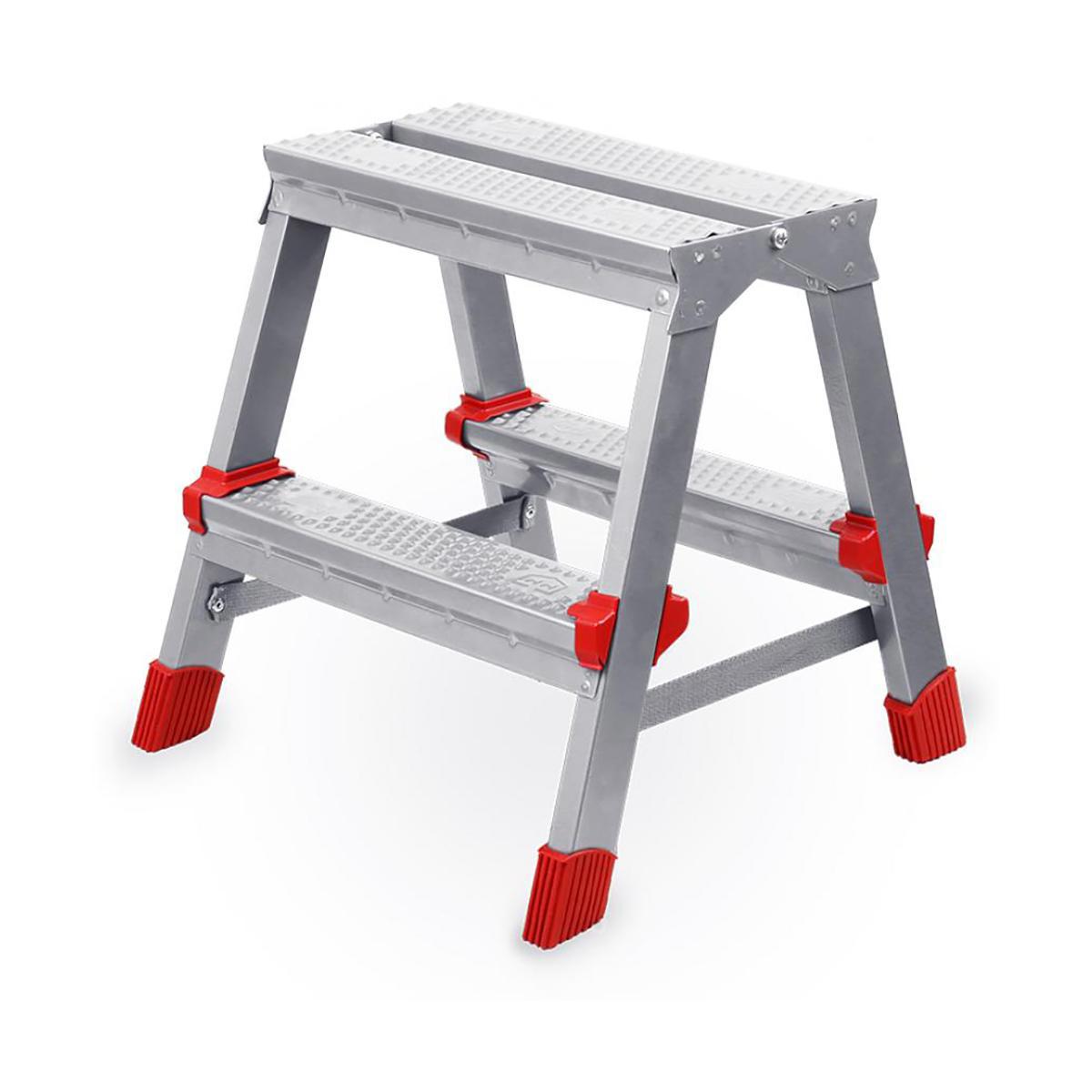 Изображение товара Стремянка двусторонняя Nika 222630 2 ступени - надежный складной инструмент для работы на высоте Изображение товара Стремянка двусторонняя Nika 222630 2 ступени - надежный складной инструмент для работы на высоте